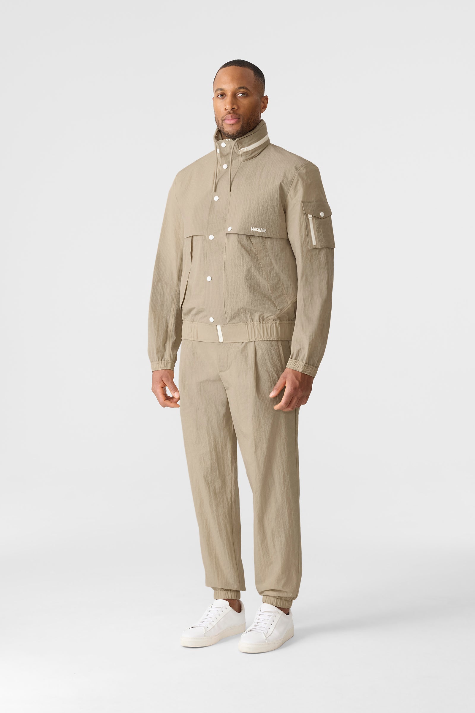 GARRETT Ristop Stand Collar Jacket for Men | Mackage® US