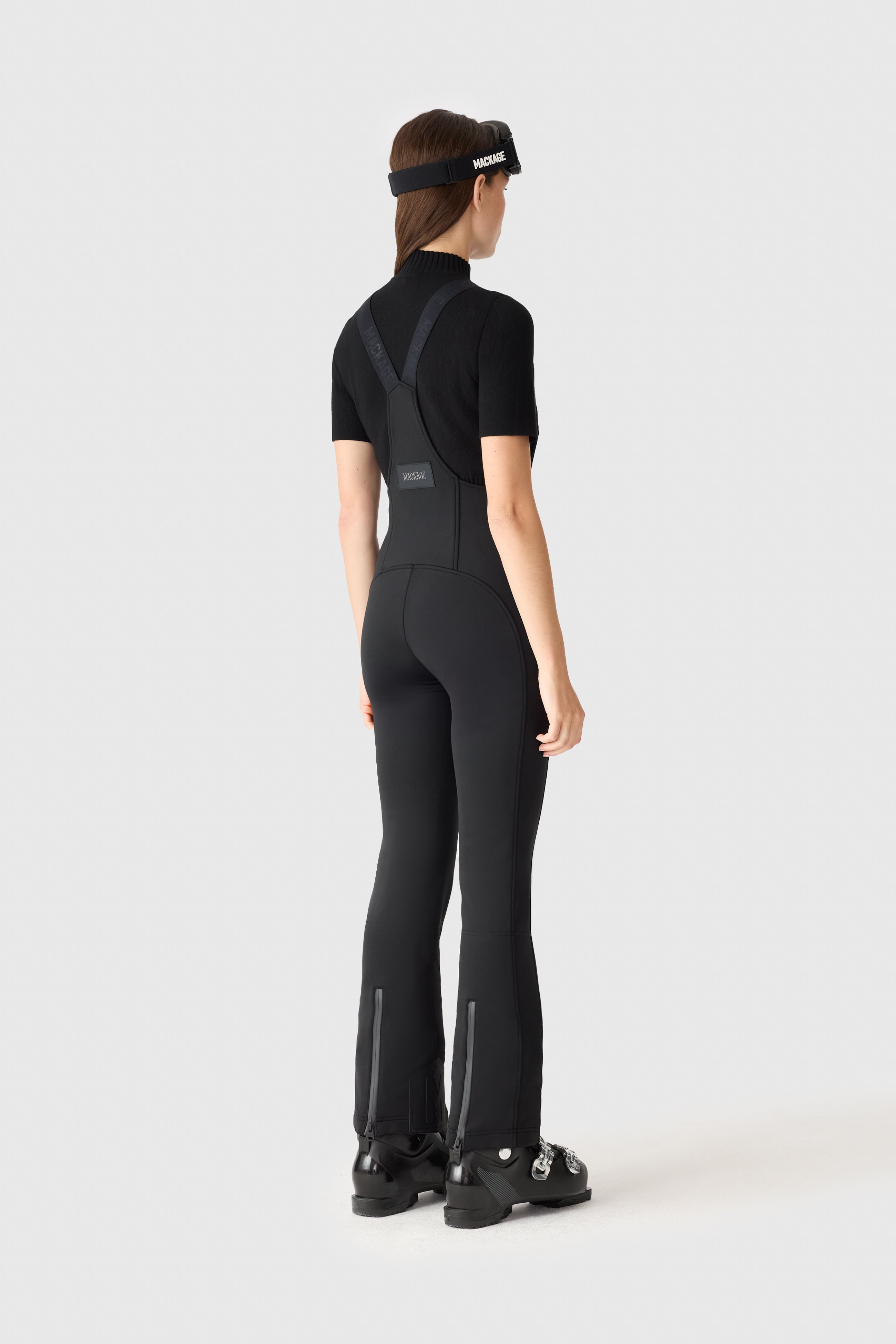 GIA-R fitted ski pants with suspenders for Women | Mackage® US