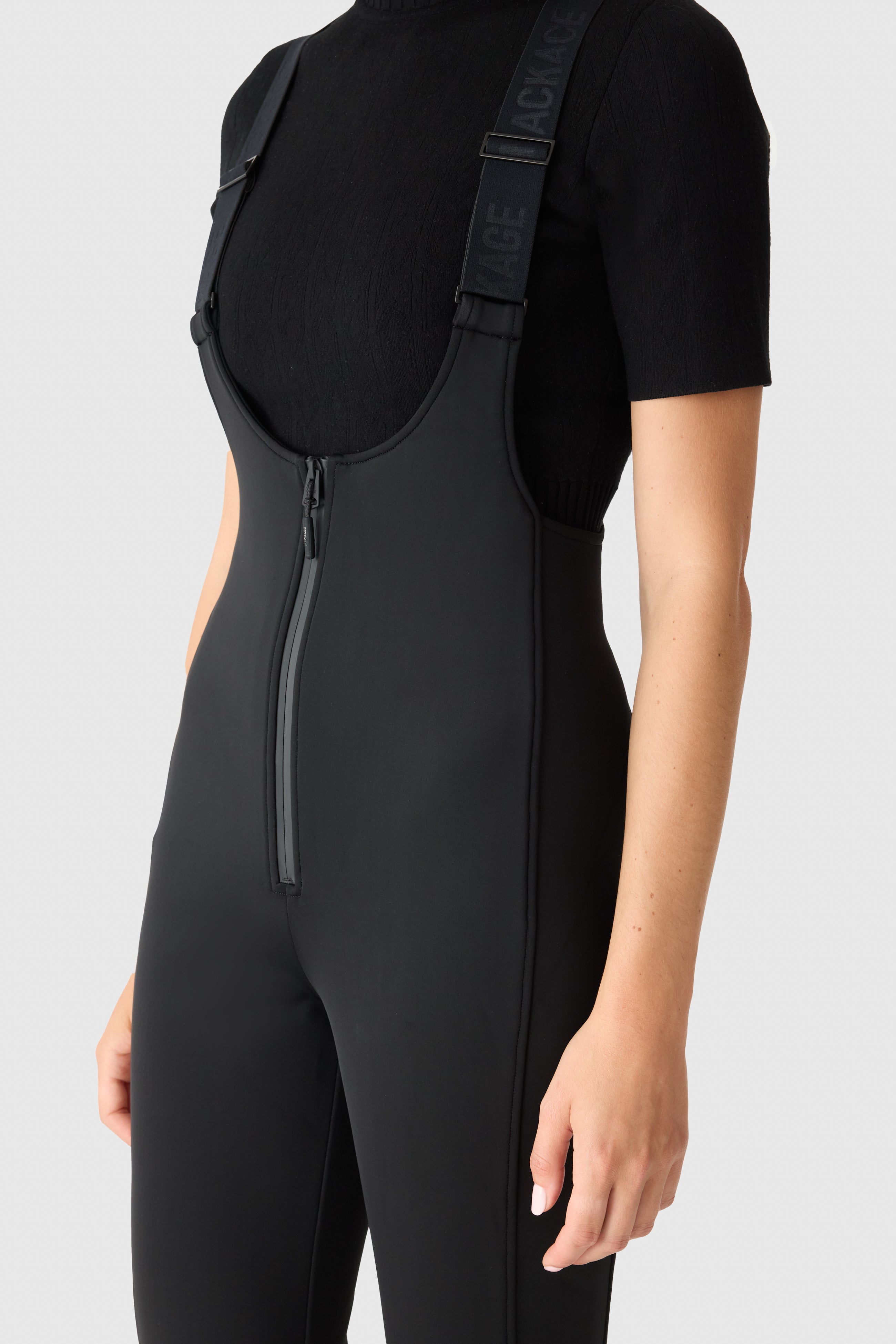 GIA-R fitted ski pants with suspenders for Women | Mackage® US