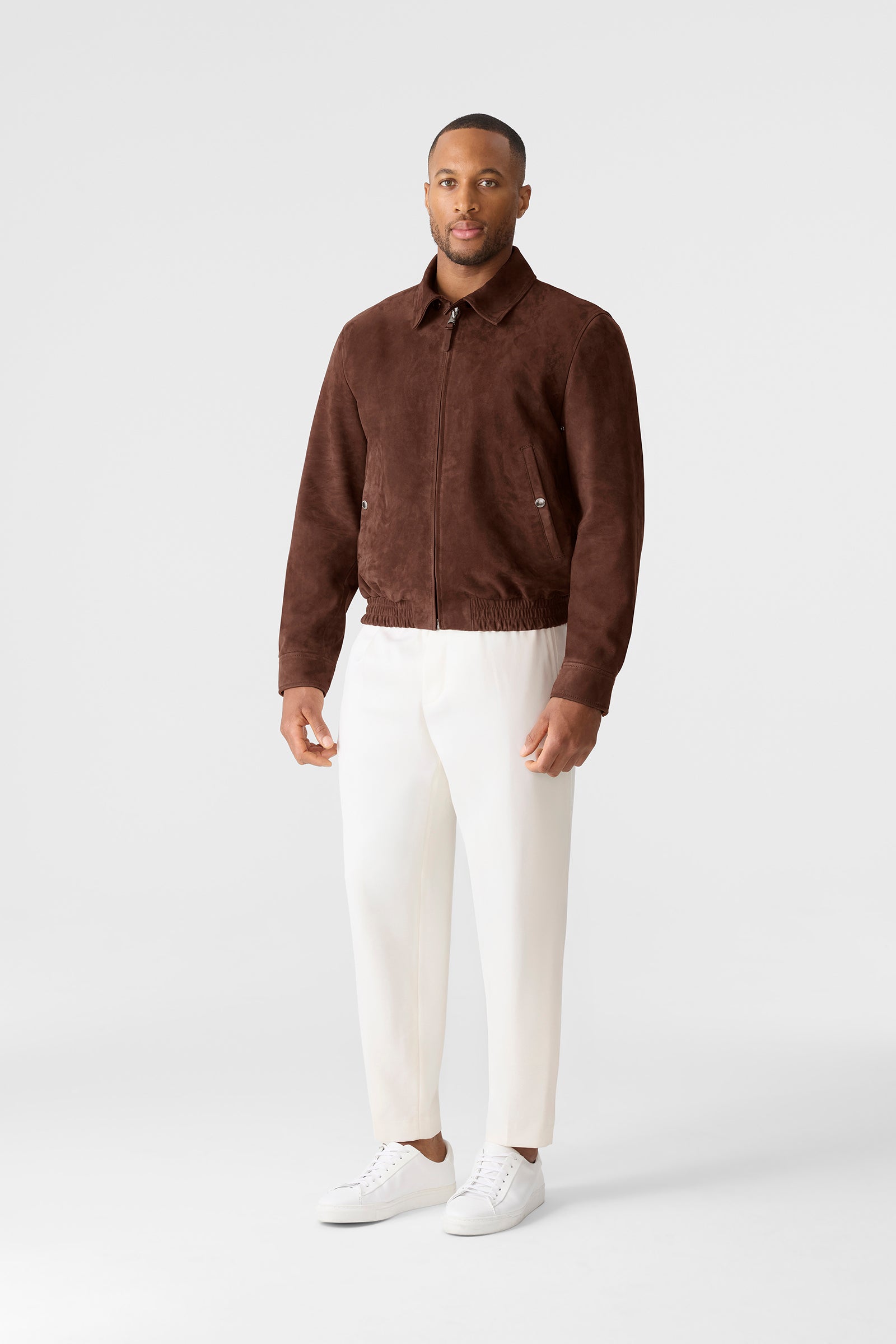 GIOVANNI-SU Suede Bomber Jacket for Men | Mackage® US
