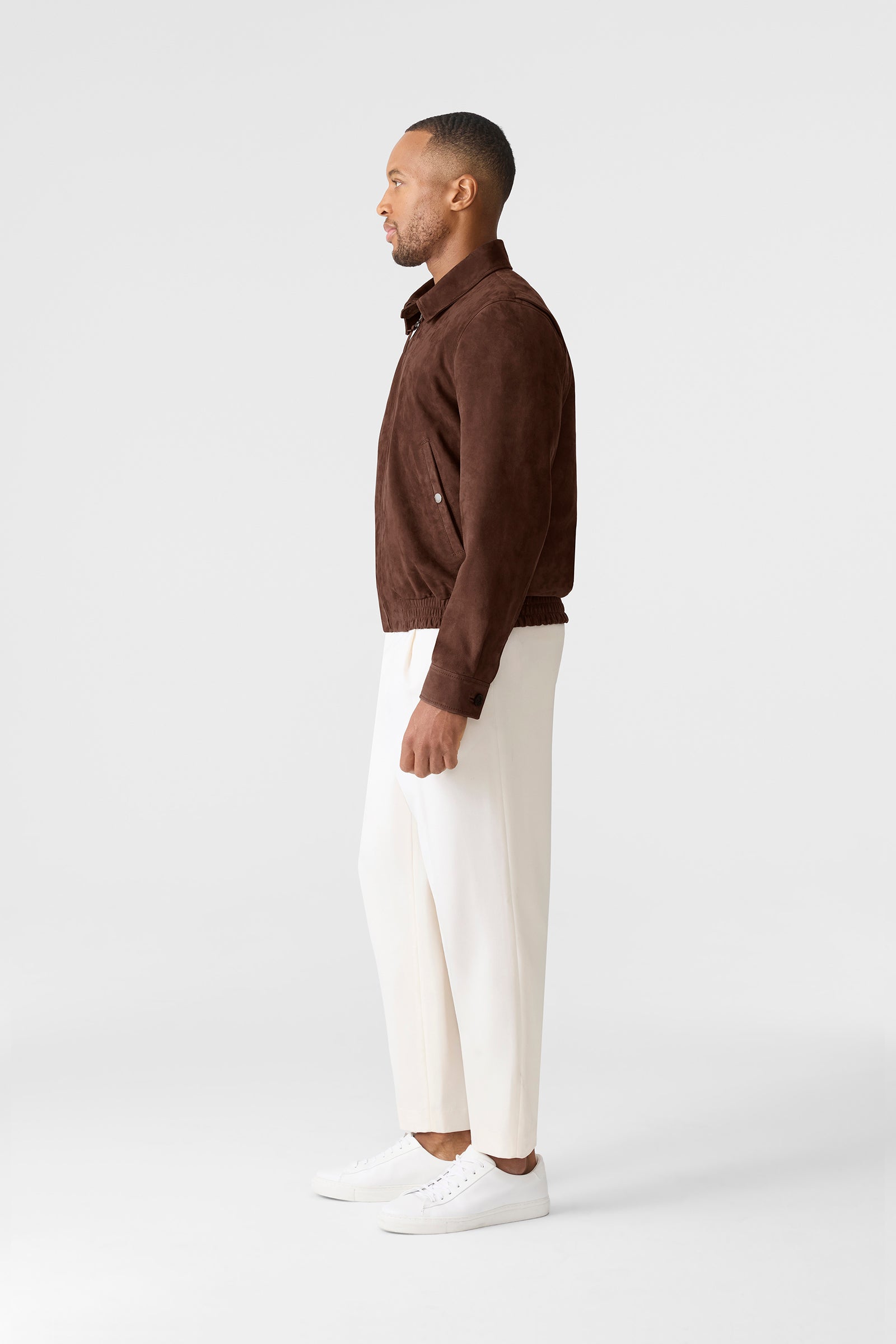 GIOVANNI-SU Suede Bomber Jacket for Men | Mackage® US