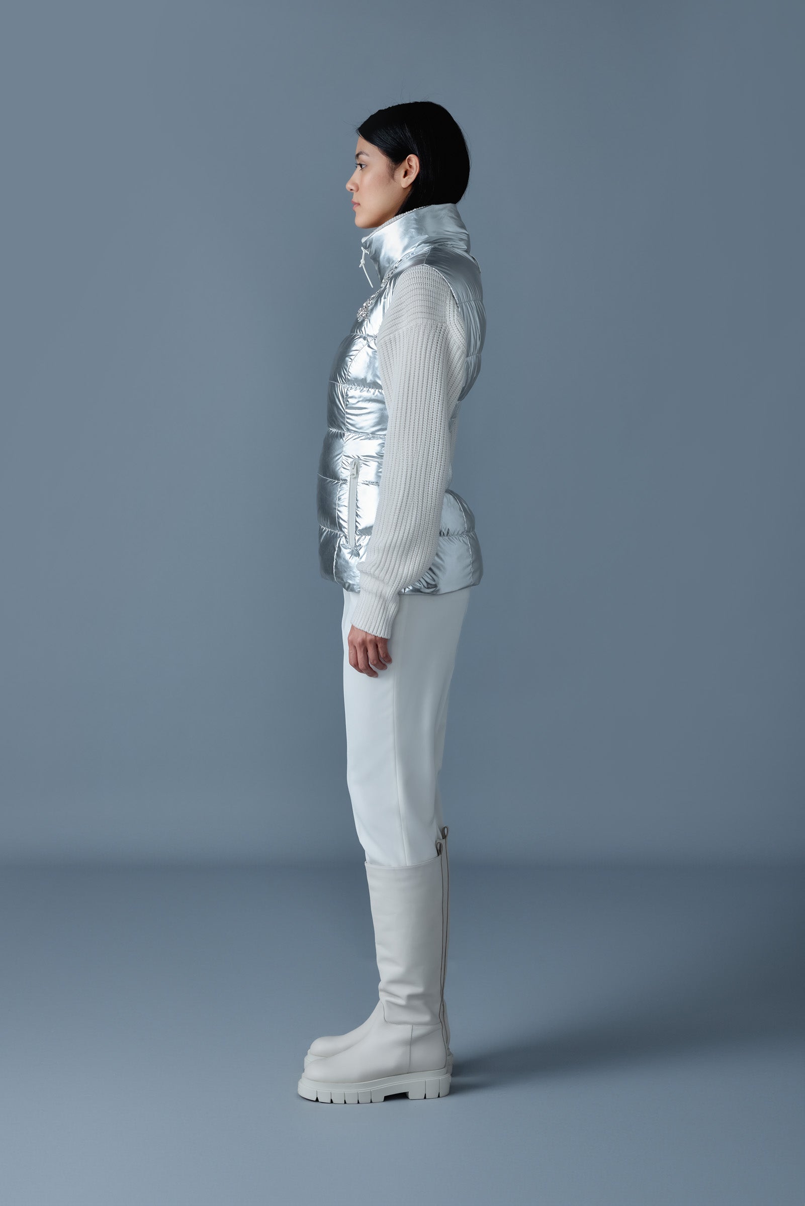 ジャケット・アウター MACKAGE GISELA MACKAGE Beige Gisela Down Vest Mackage