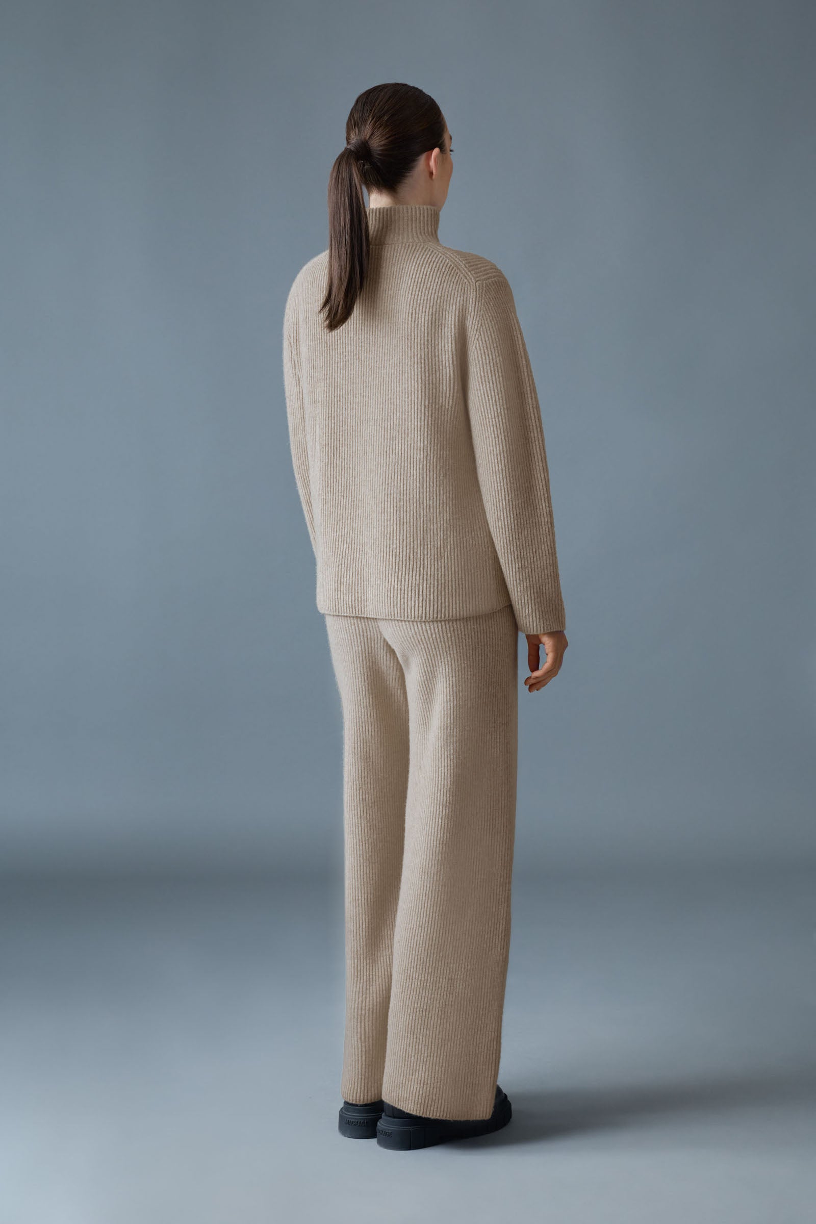 GLADYS Sweater Knit Half-Zip Pullover for Women | Mackage® US