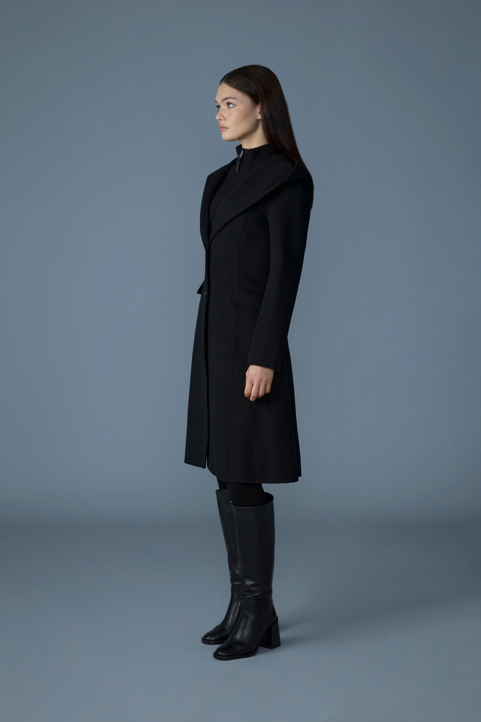 Gloria, Handmade Wool Blend Coat | Mackage® US