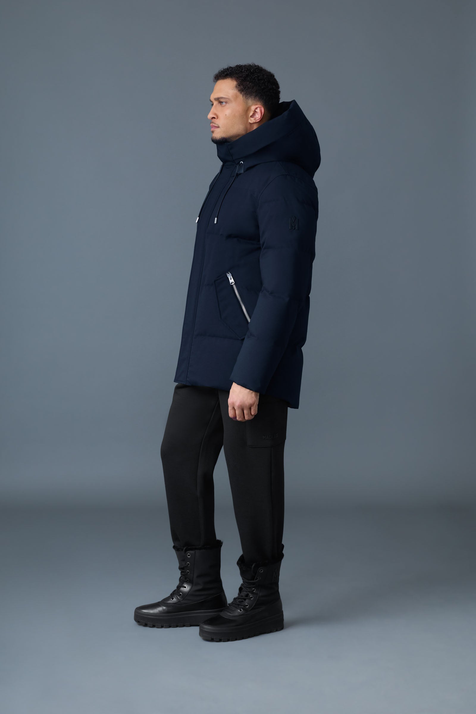 MACKAGE ブラック Graydon 2-In-1 ダウンジャケット(42) Graydon, 2-in-1 Nordic Tech heavy down jacket for men | Mackage® US