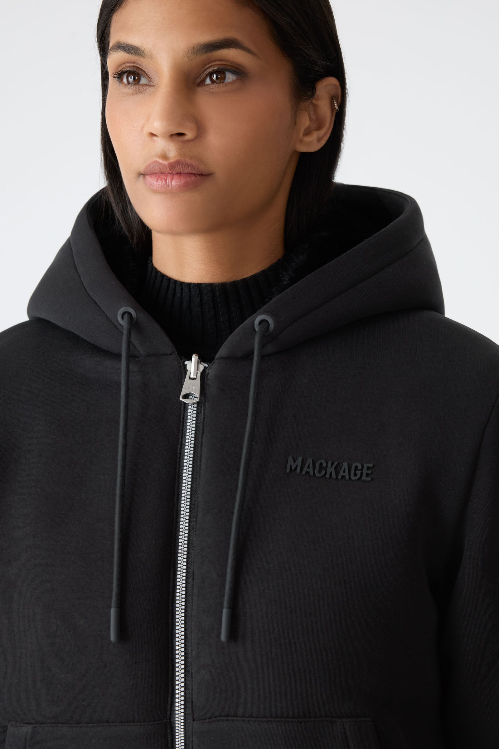 GWENDAL Reversible Faux Fur Hoodie for Women | Mackage® US