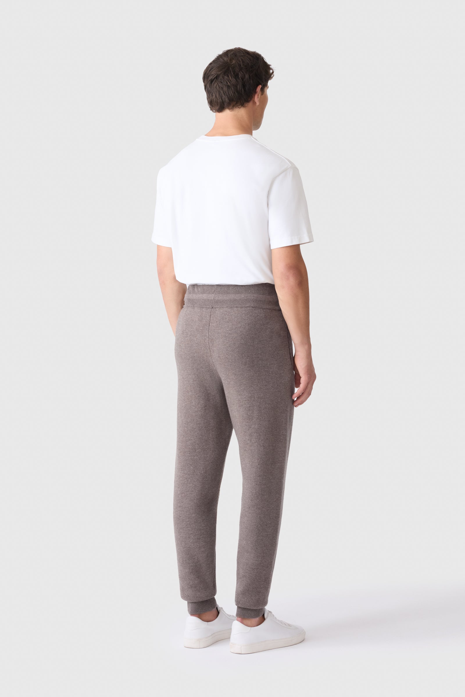 HARRISON-Z Cashmere-Blend Sweatpants With Rib Cuffs for Men