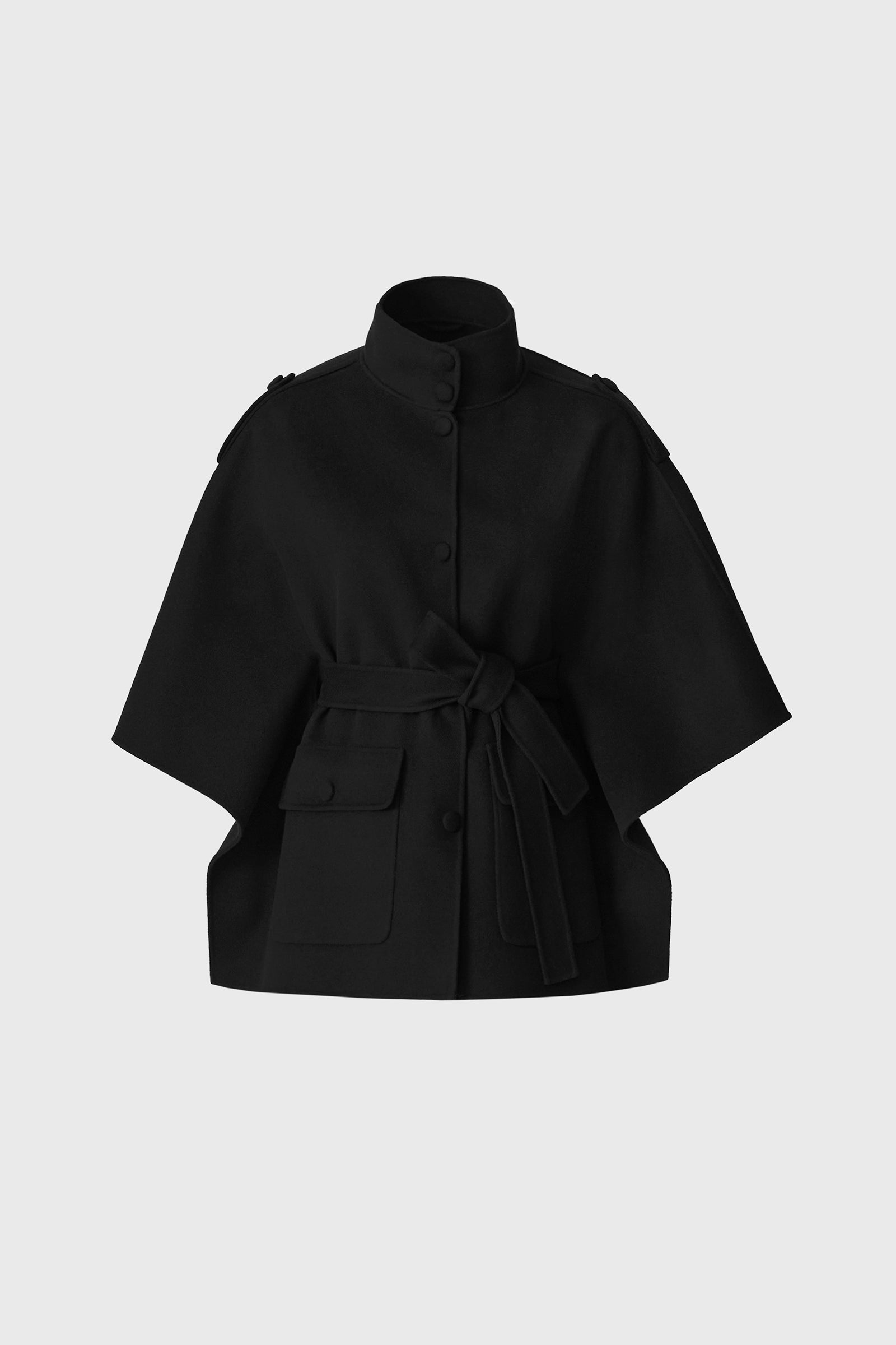 HENRIETTA Wool Cape Jacket for Women | Mackage US