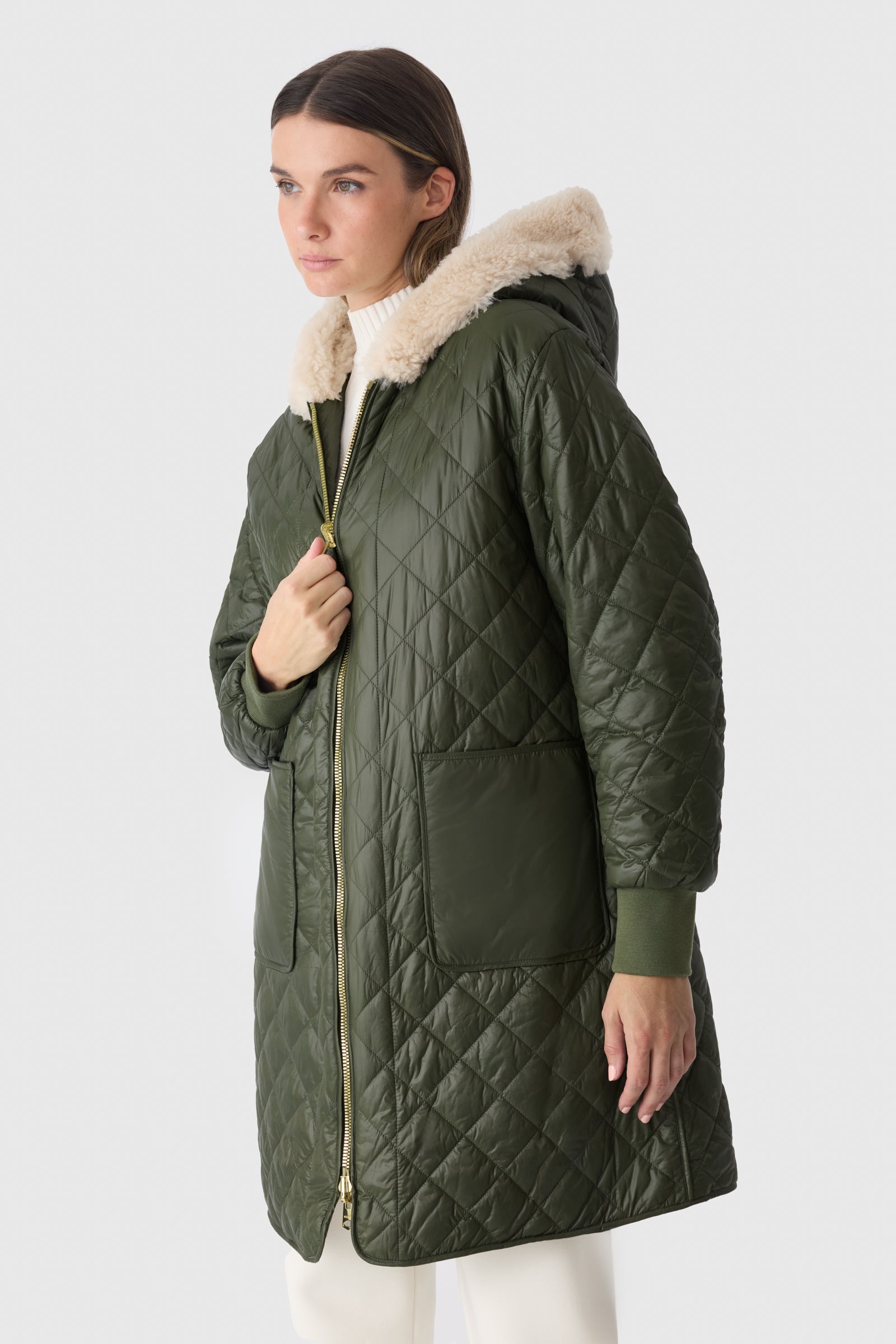 HERA 3-in-1 Down Jacket With Shearling Lining for Women | Mackage® US