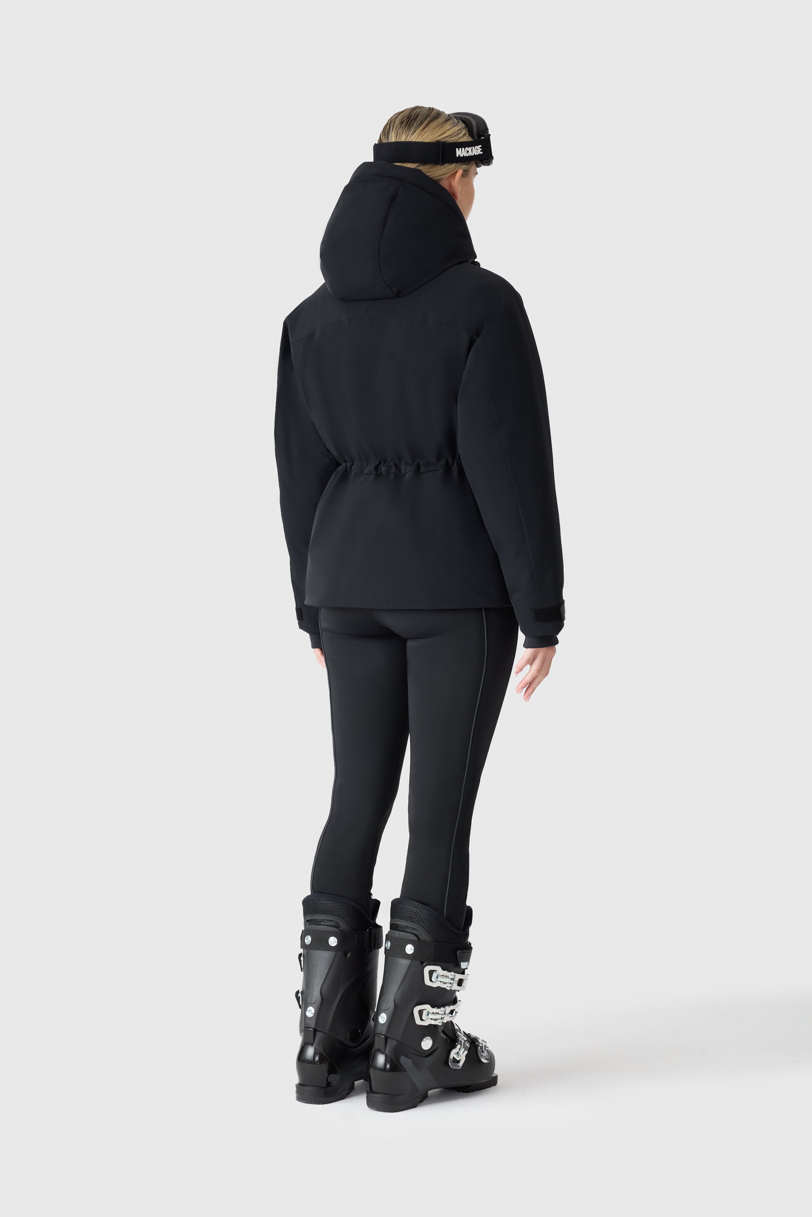 ICLYN-RZ Medium down ski jacket with removable hood for Women