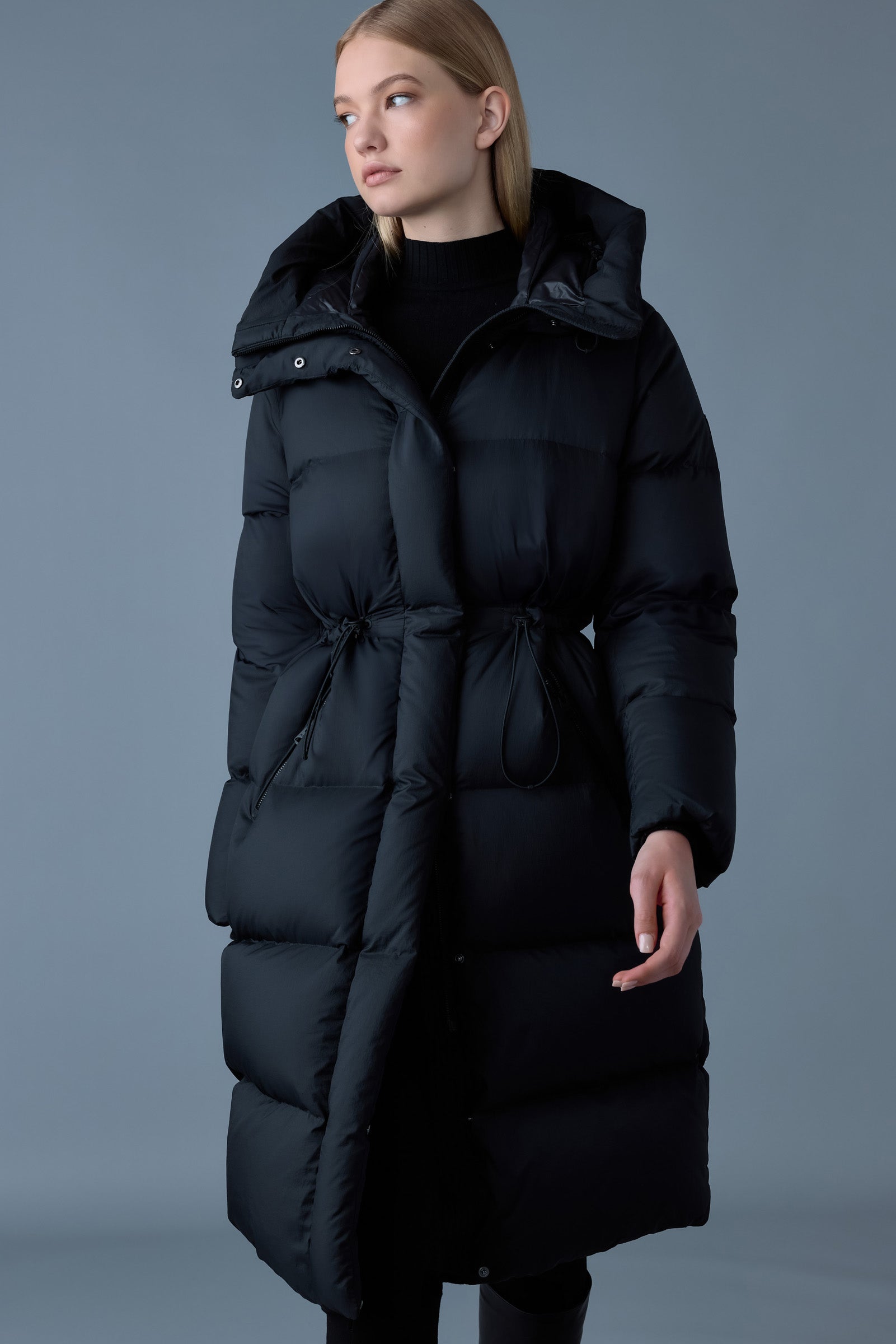 ジャケット・アウター MACAGE-ISHANI Ishani-SW, softwash long down coat with hood | Mackage® US