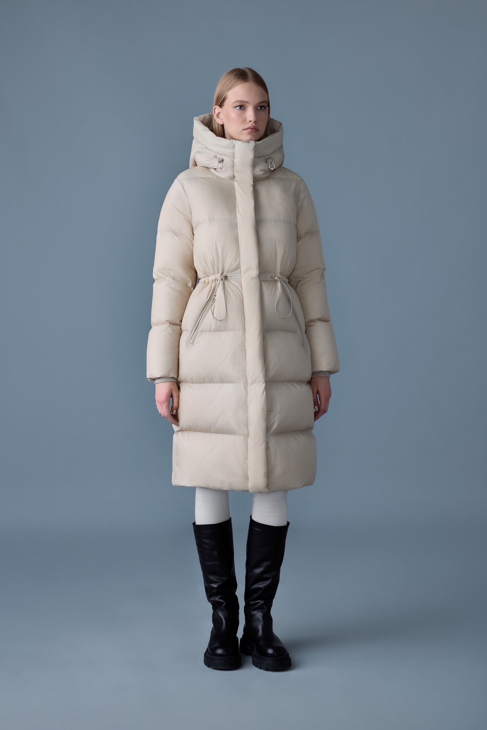 ジャケット・アウター MACAGE-ISHANI Ishani-SW, softwash long down coat with hood | Mackage® US