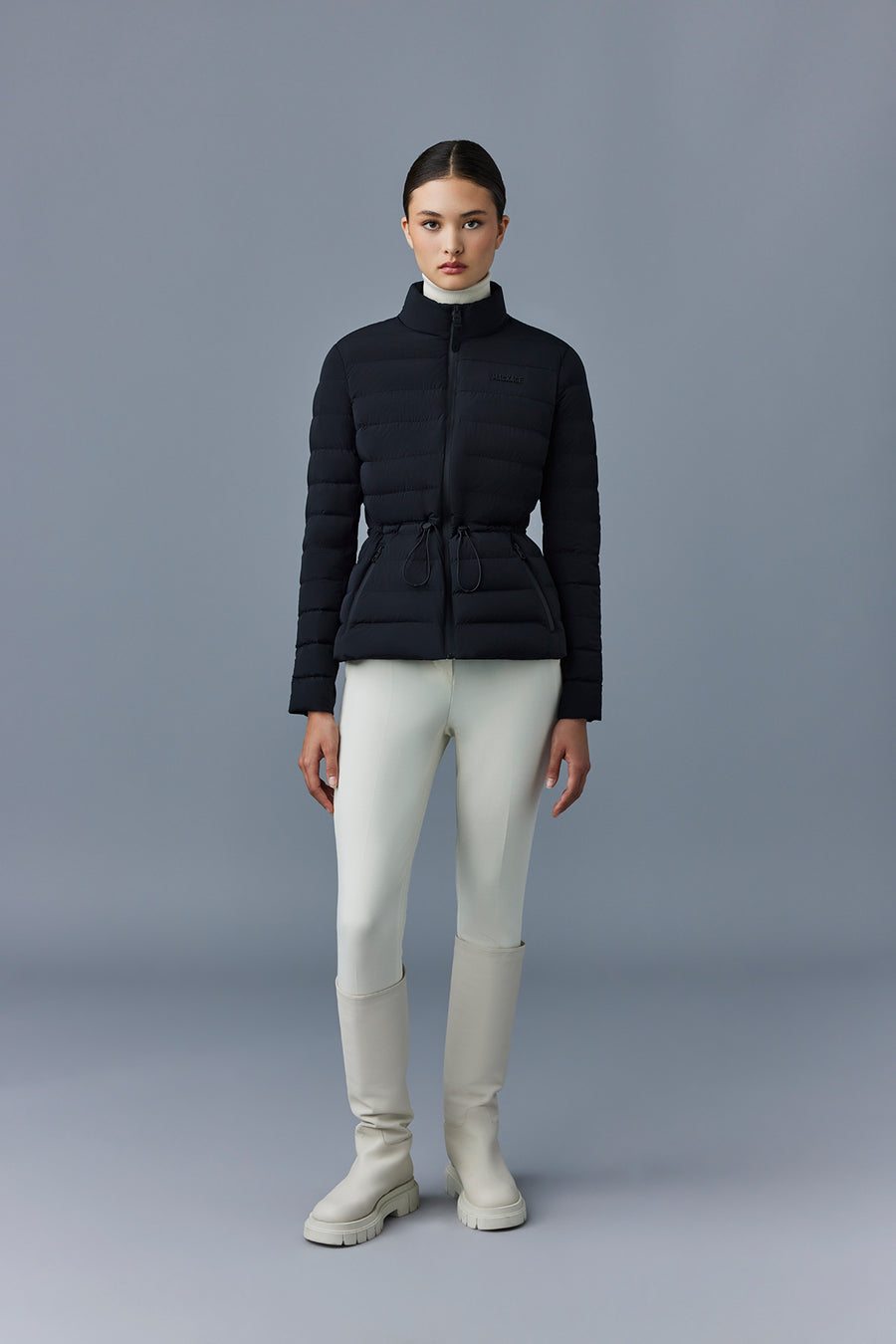 Jacey, Light down jacket with stand collar for ladies | Mackage® US