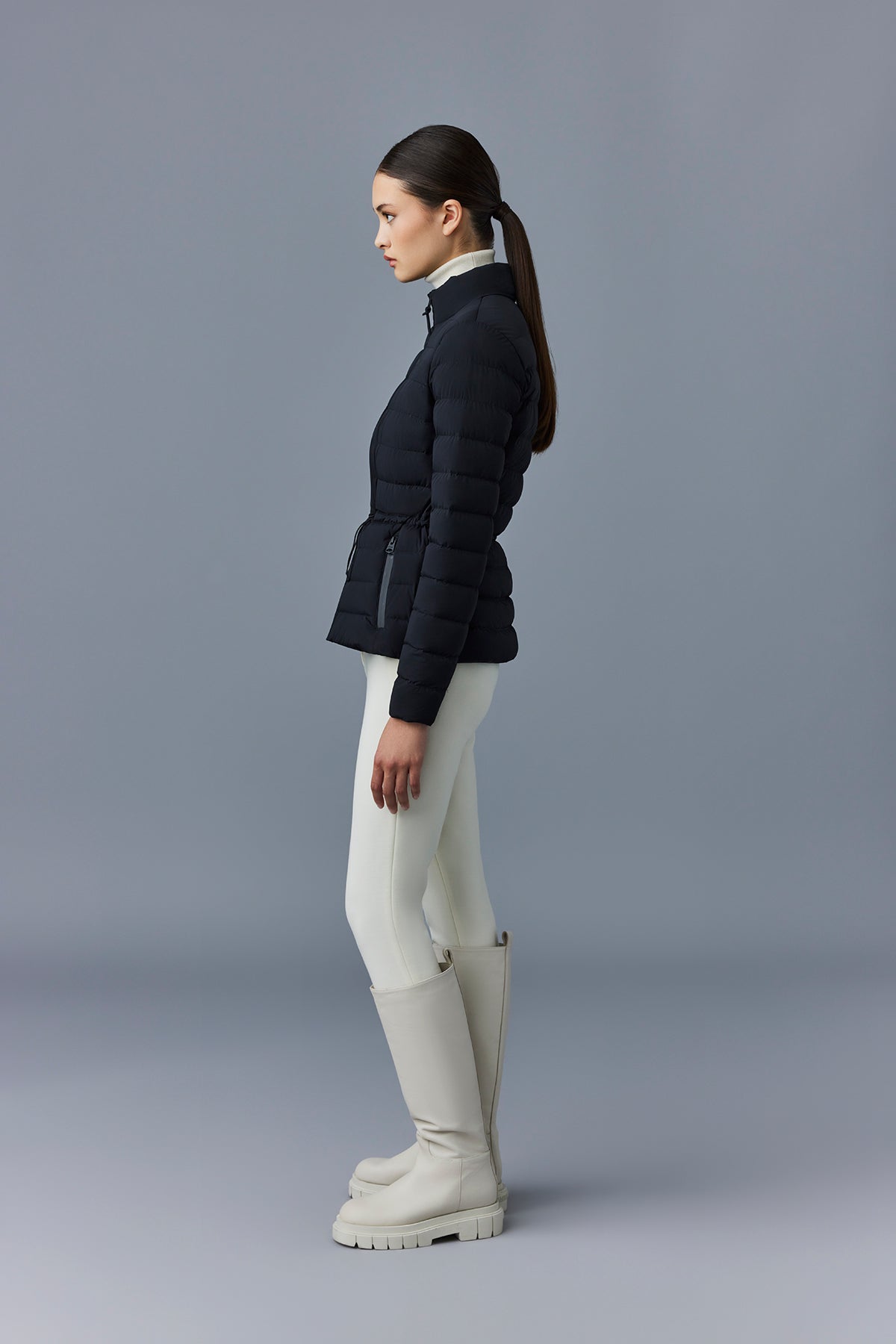 Jacey, Light down jacket with stand collar for ladies | Mackage® US