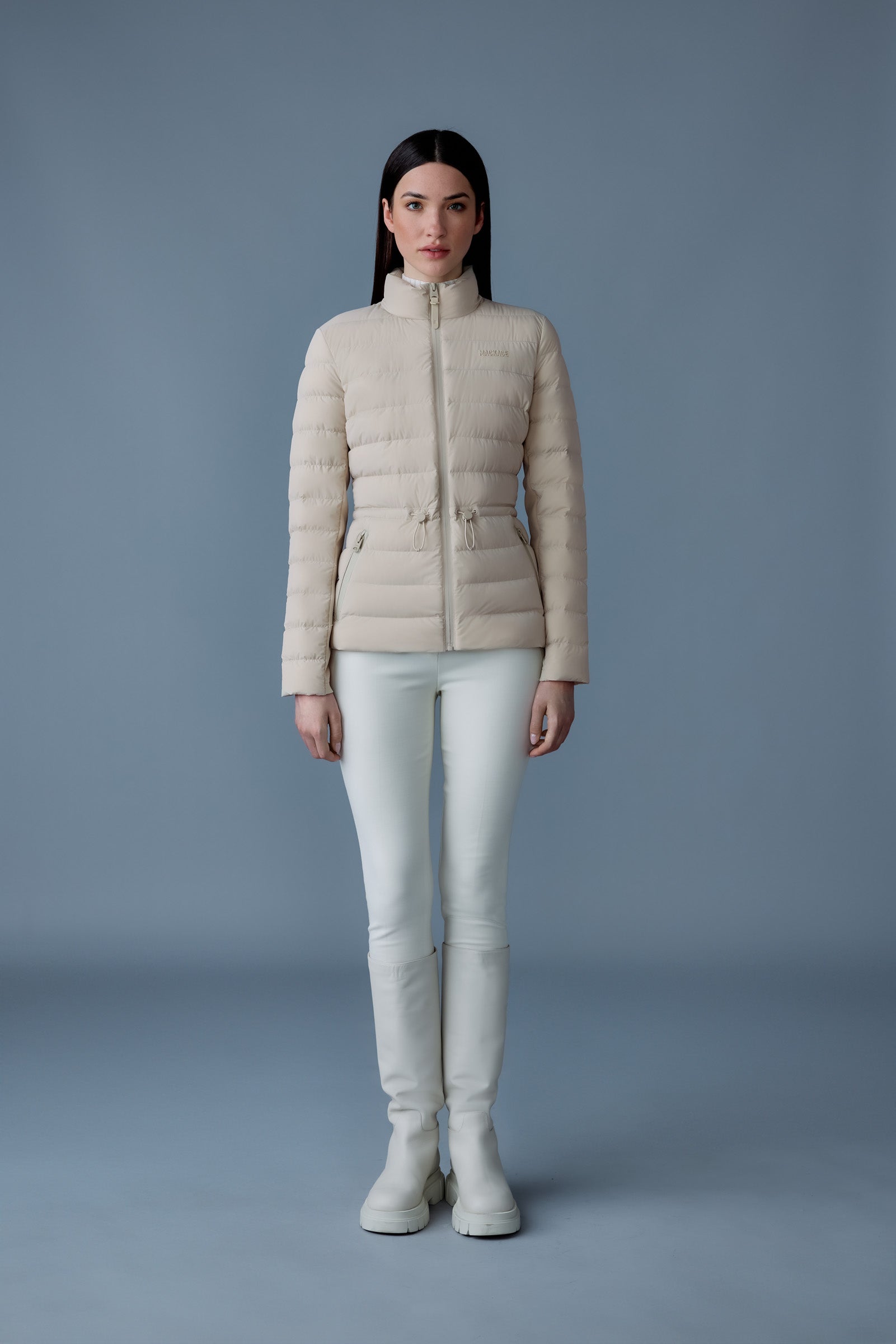 Jacey, Light down jacket with stand collar for ladies | Mackage® US