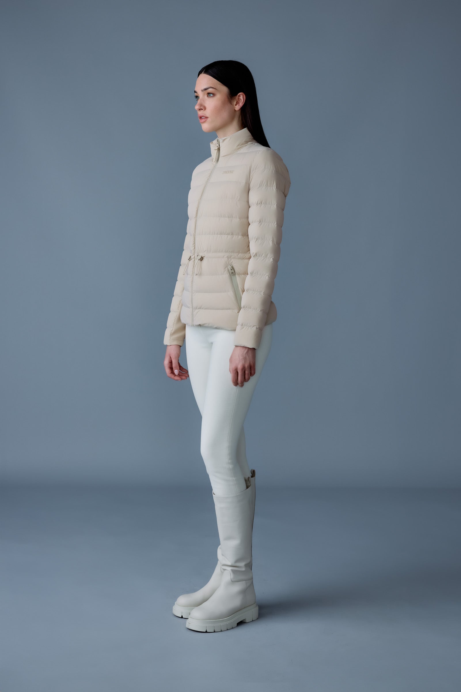 Jacey, Light down jacket with stand collar for ladies | Mackage® US