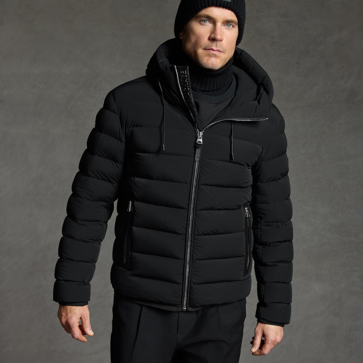 Jack-Z, Agile-360 stretch light down jacket with hood for men