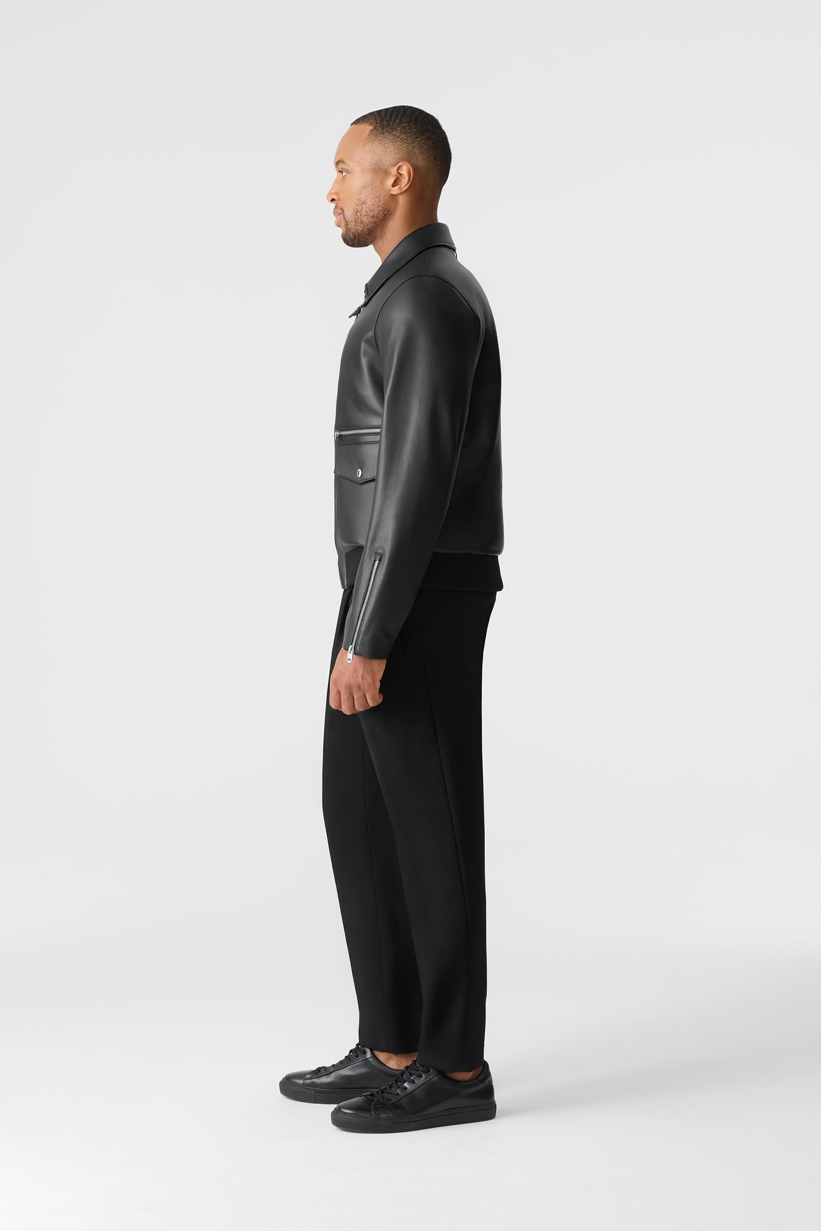 JAKARI Leather Zip Jacket for Men | Mackage® US