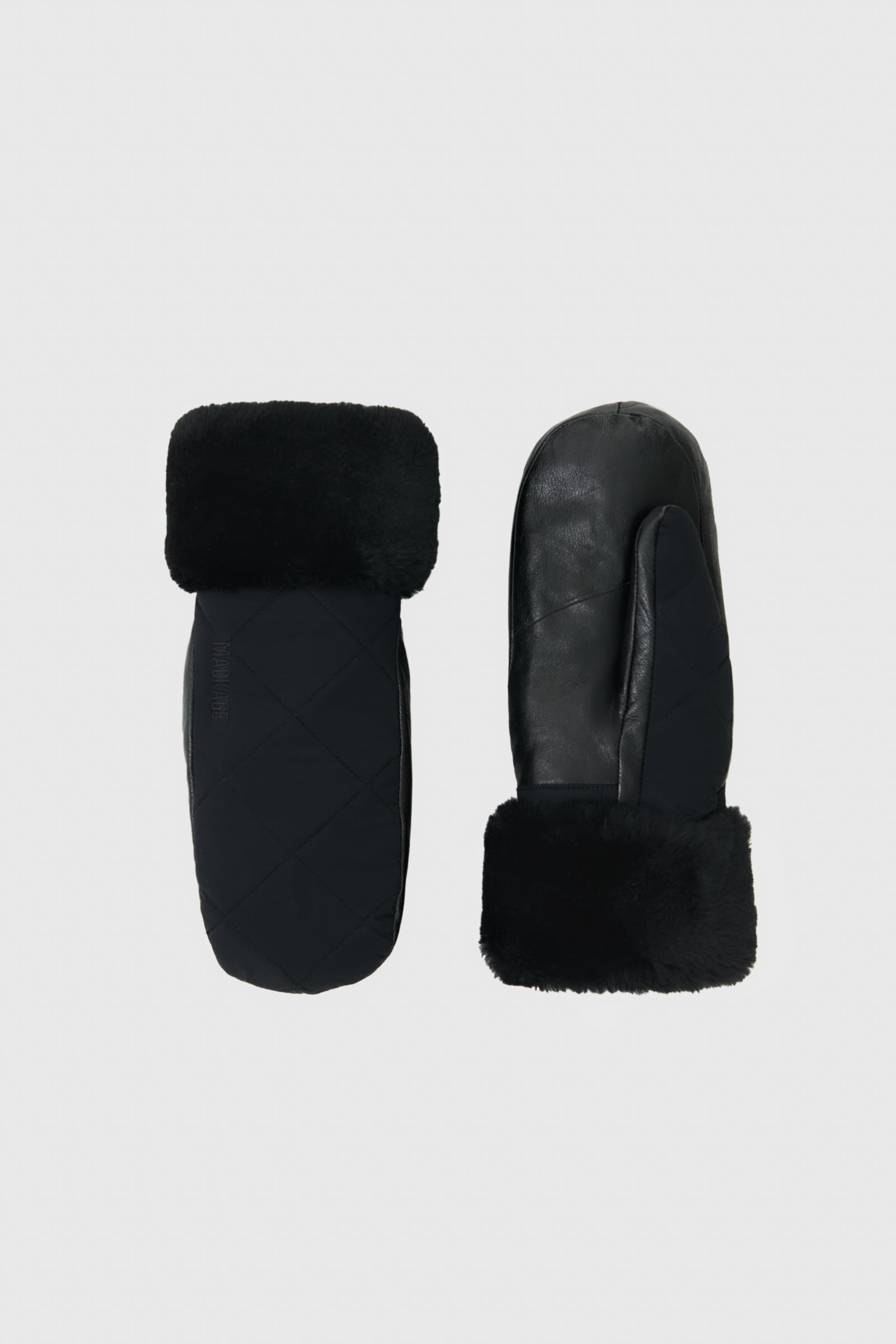 JAZMINA Quilted Mittens With Fleece Lining for Women | Mackage® US