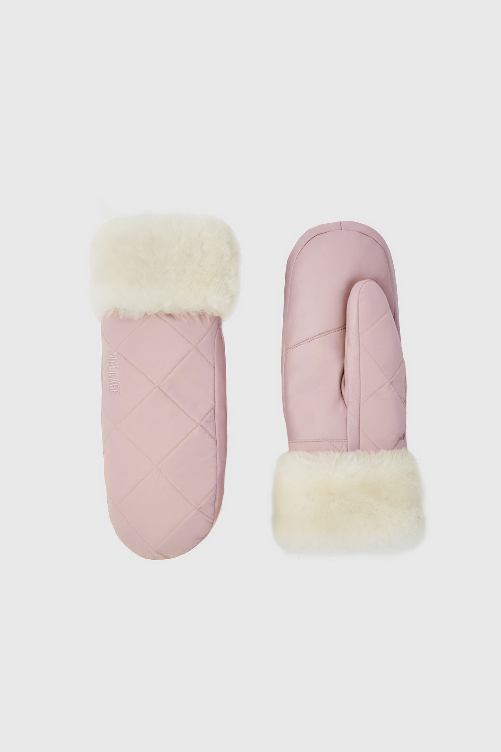JAZMINA Quilted Mittens With Fleece Lining for Women | Mackage US