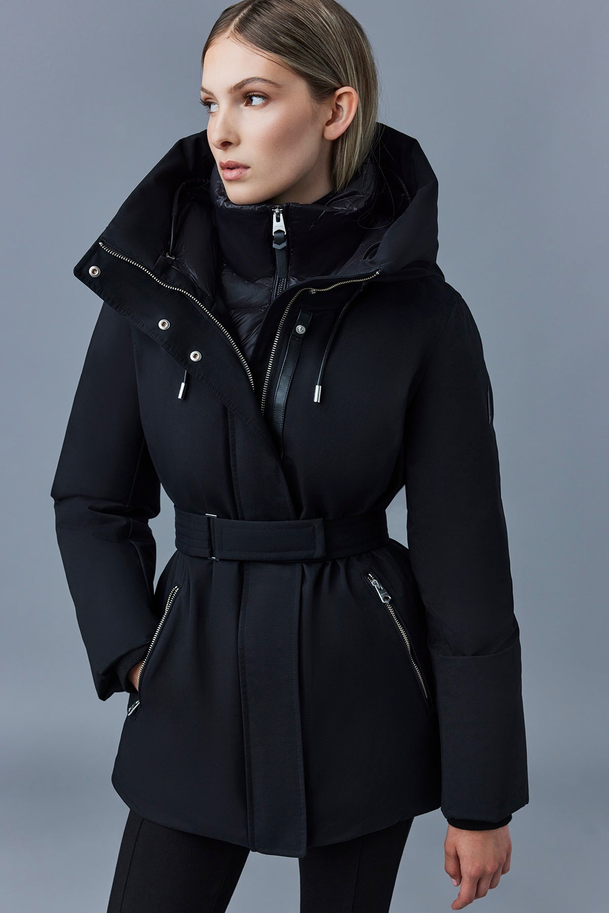 Jeni-NFZ, 2-in-1 Down parka with removable bib for ladies
