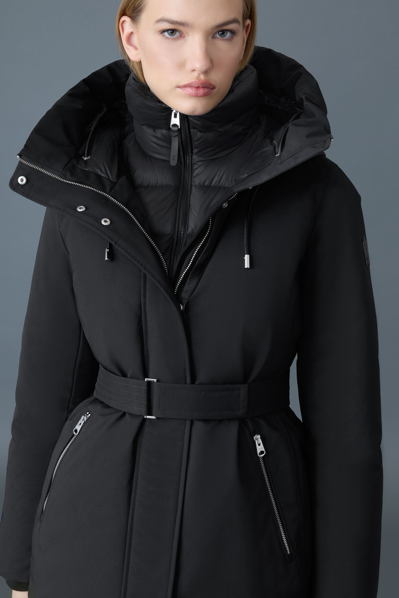 Jeni-NF, 2-in-1 down parka with removable bib for ladies | Mackage® US