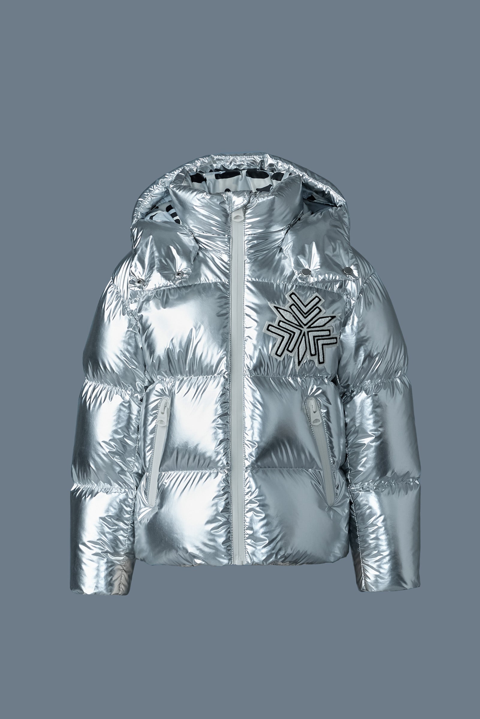 Jesse TMSF metallic light down jacket Mackage US