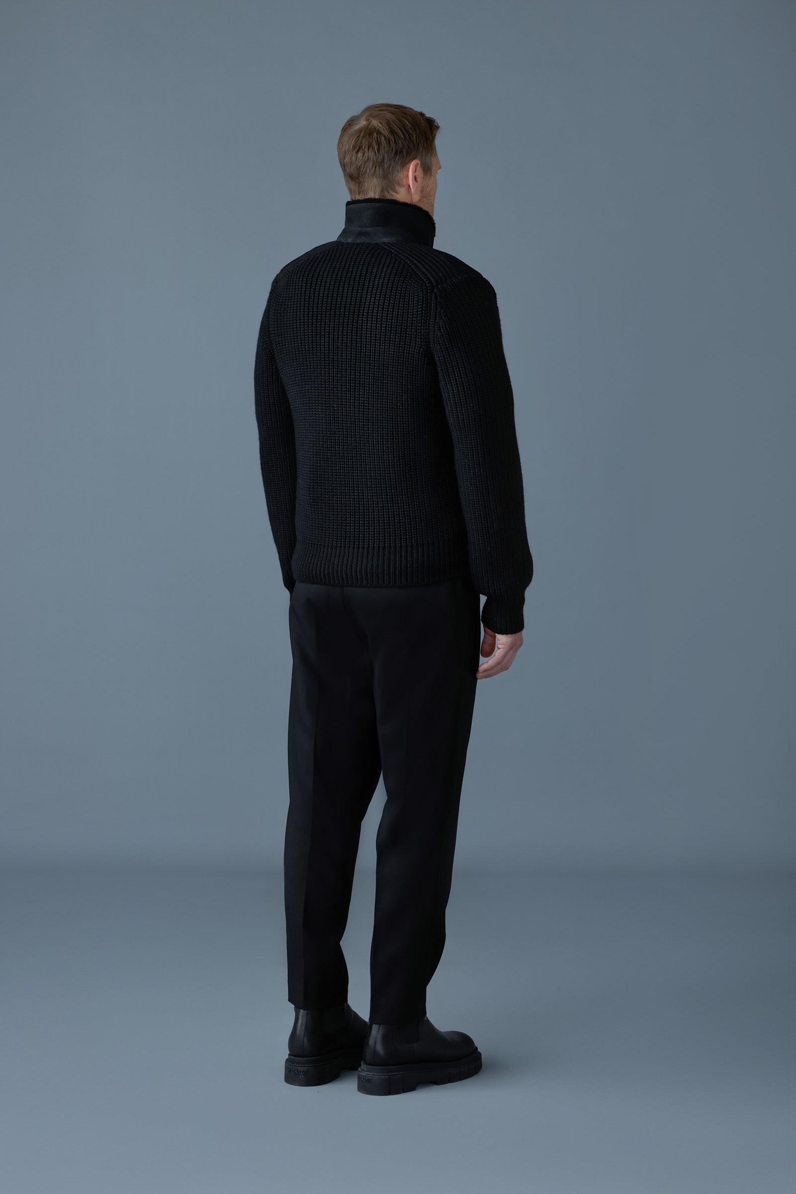 JONATHAN mixed-media shearling jacket for Men | Mackage® US