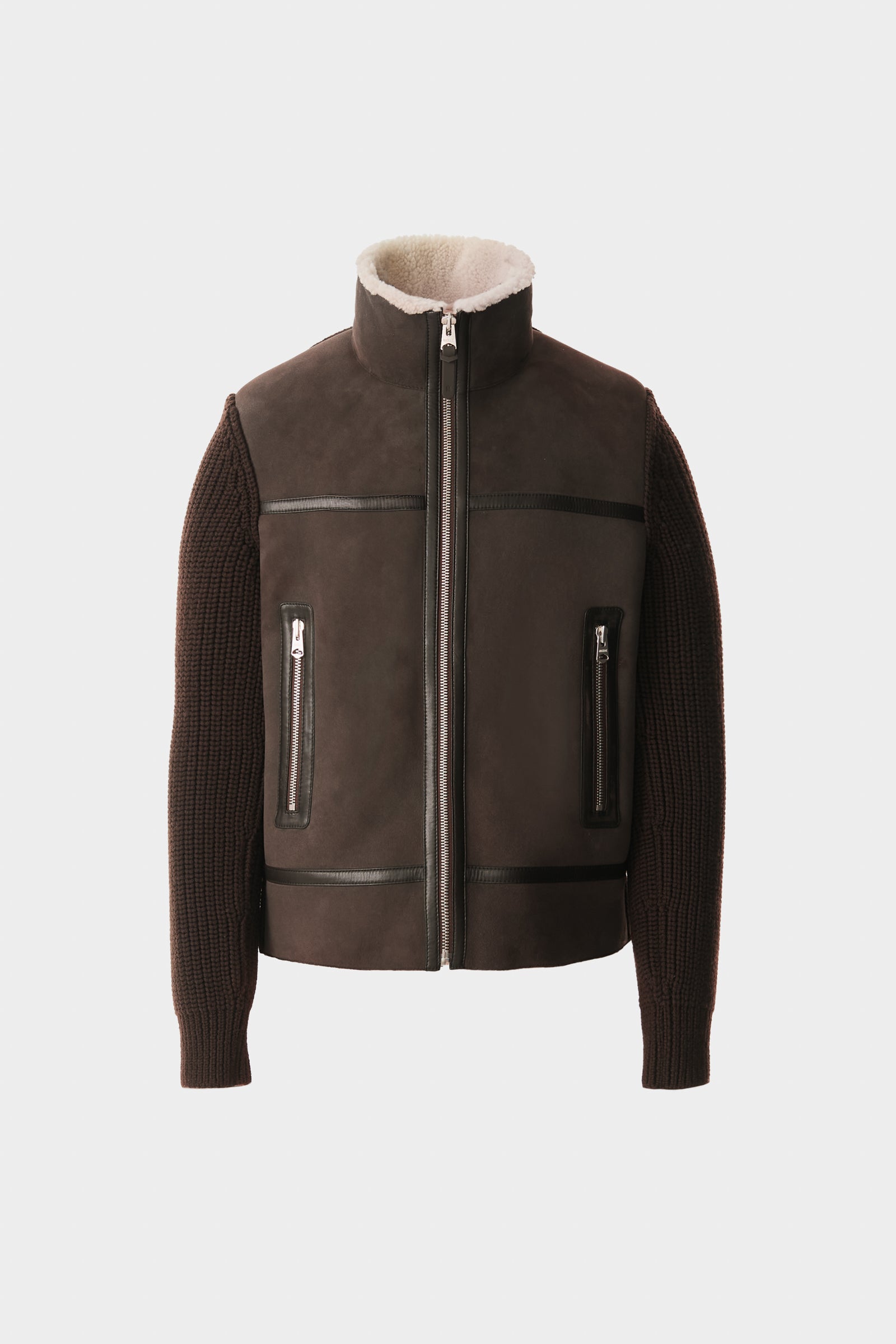 JONATHAN mixed-media shearling jacket for Men | Mackage® US