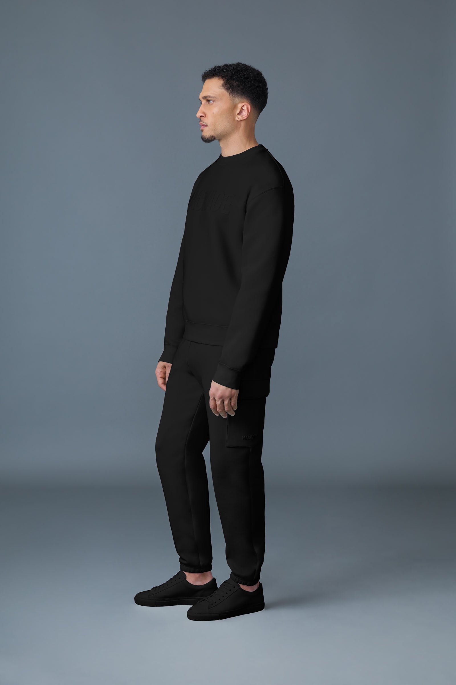 JULIUS-Z Double-Face Jersey Logo Sweatshirt | Mackage® US