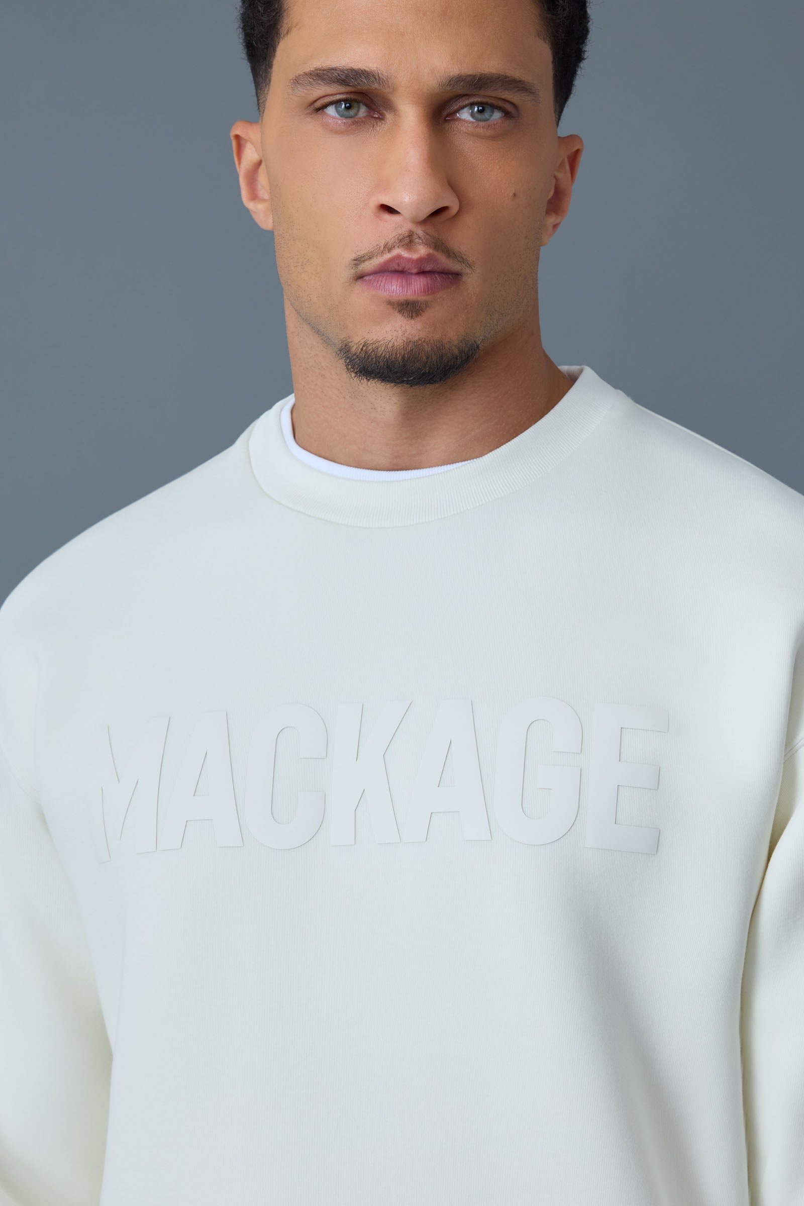 JULIUS Double-Face Jersey Logo Sweatshirt for Men | Mackage US