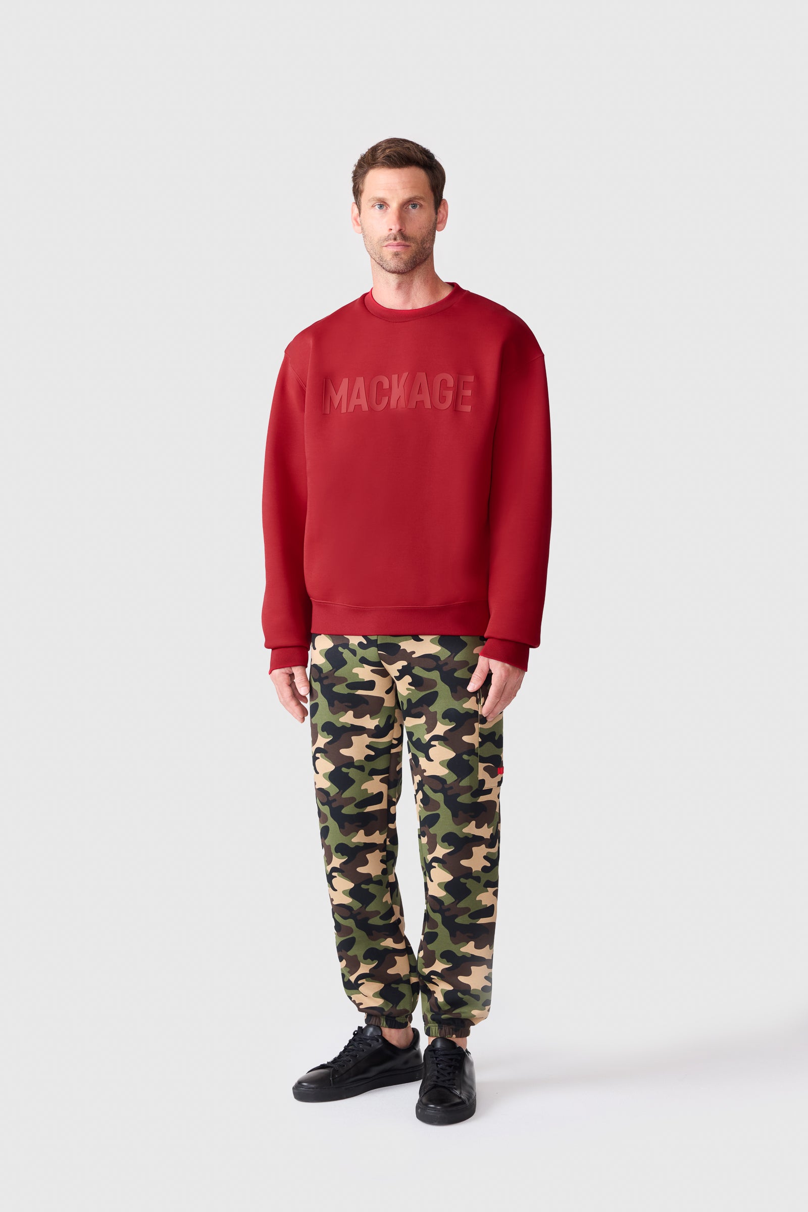 JULIUS Double-Face Jersey Logo Sweatshirt for Men | Mackage US