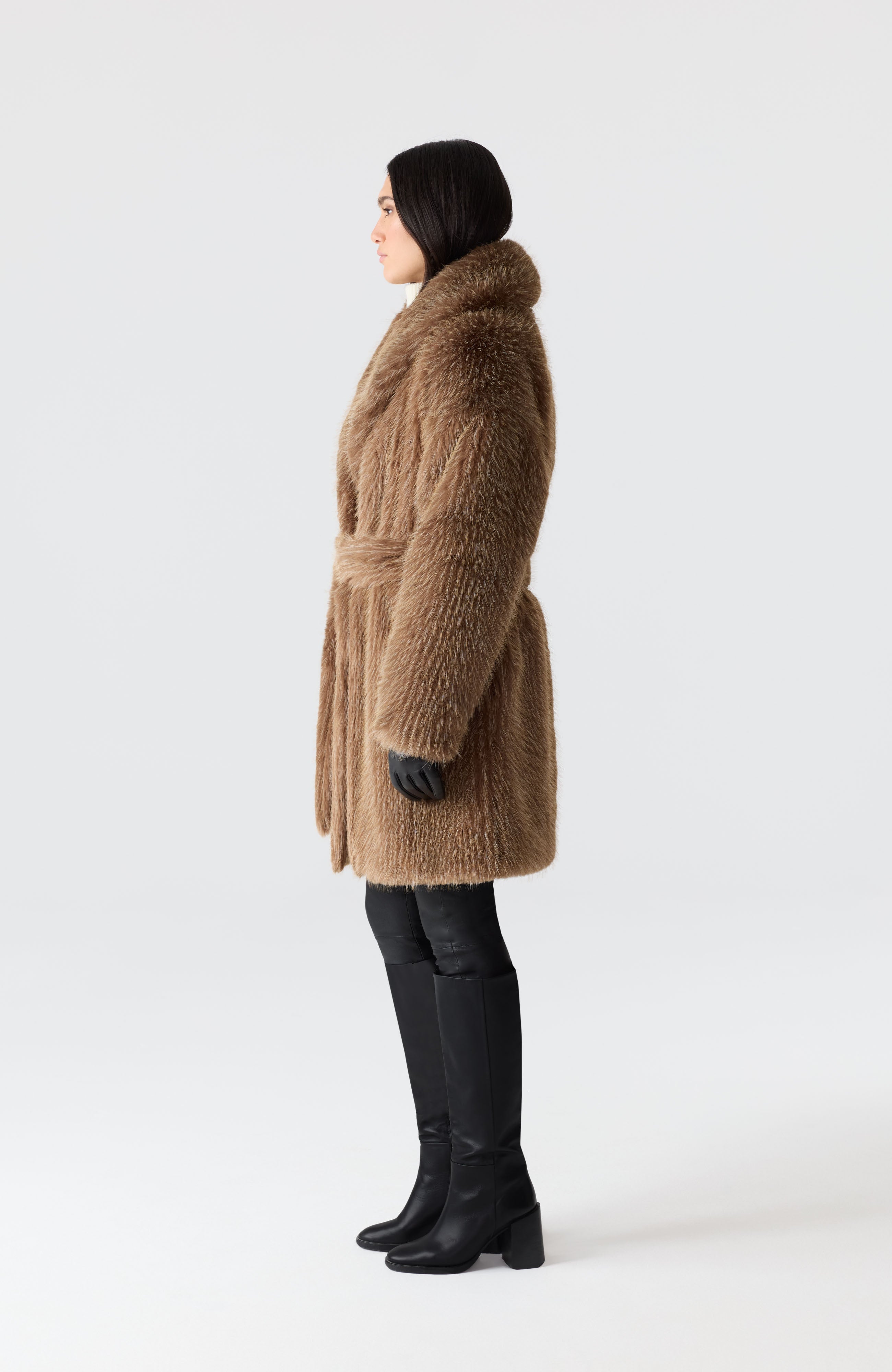 KACELA Faux Fur Coat for Women | Mackage® US