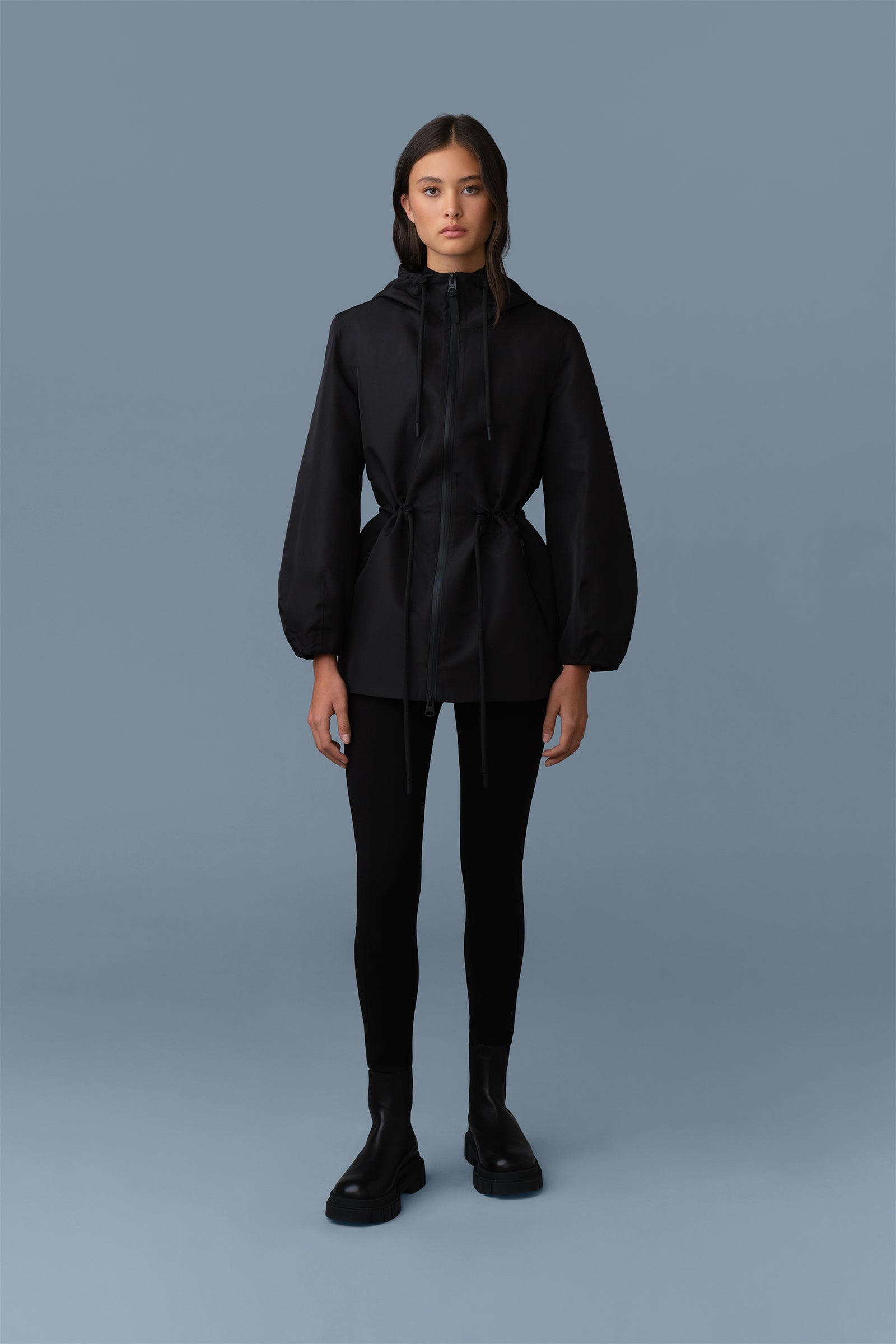 Kalea-Z - Hooded Rain Jacket | Mackage® US Kalea-Z - Hooded Rain Jacket | Mackage® US