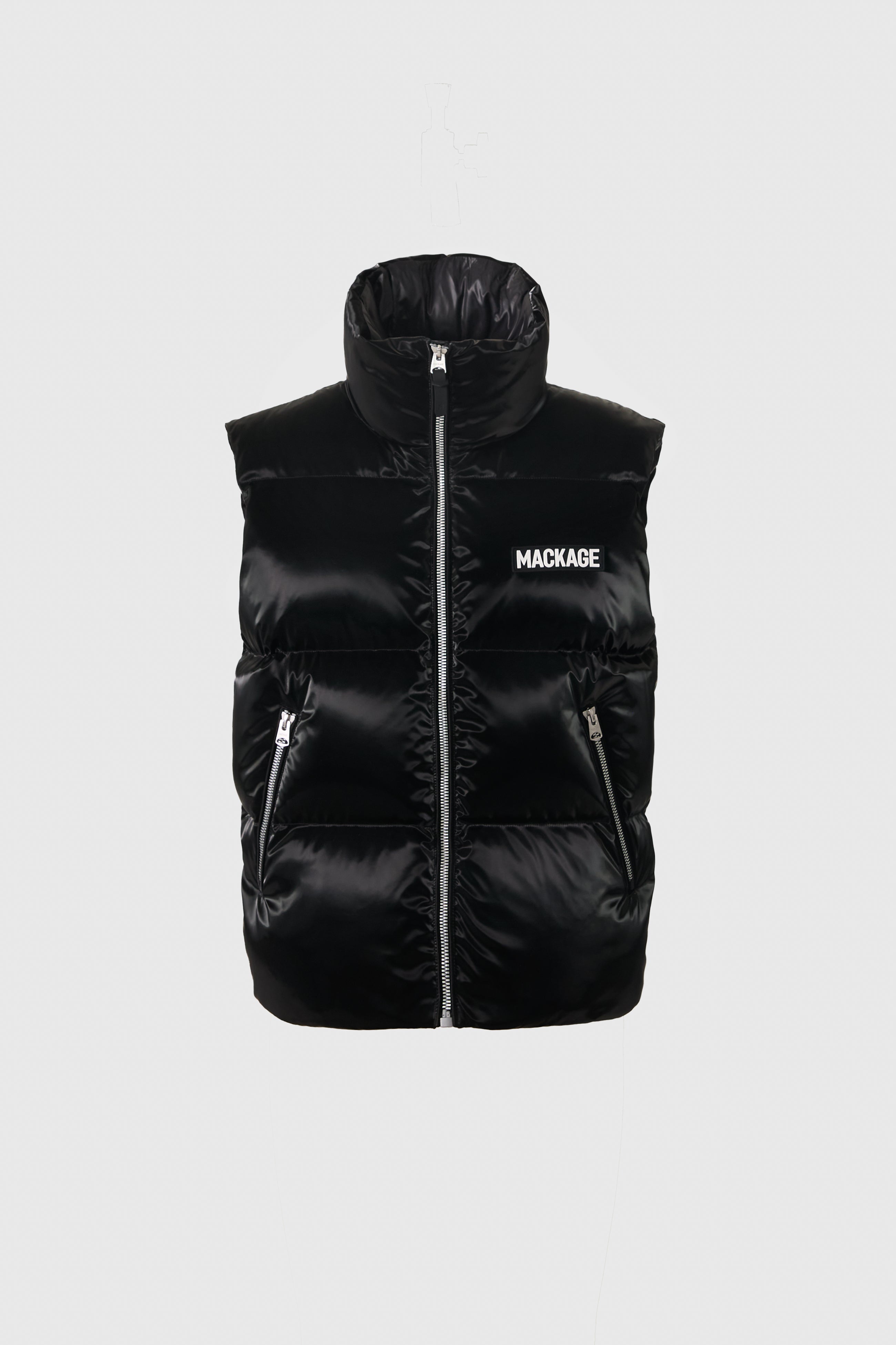 KANE-GLO High-Gloss Down Vest for Men | Mackage US