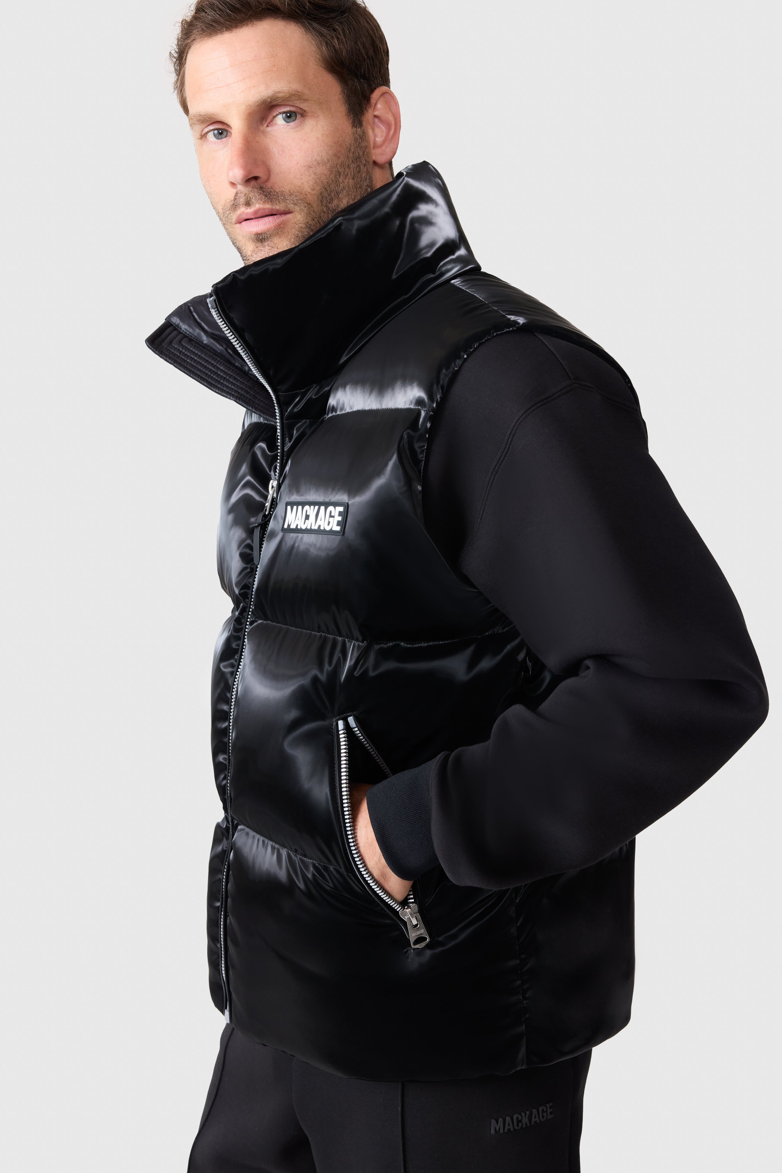 Vest Mackage Camron Mackage Unisex Charlee Lustrous Light Down