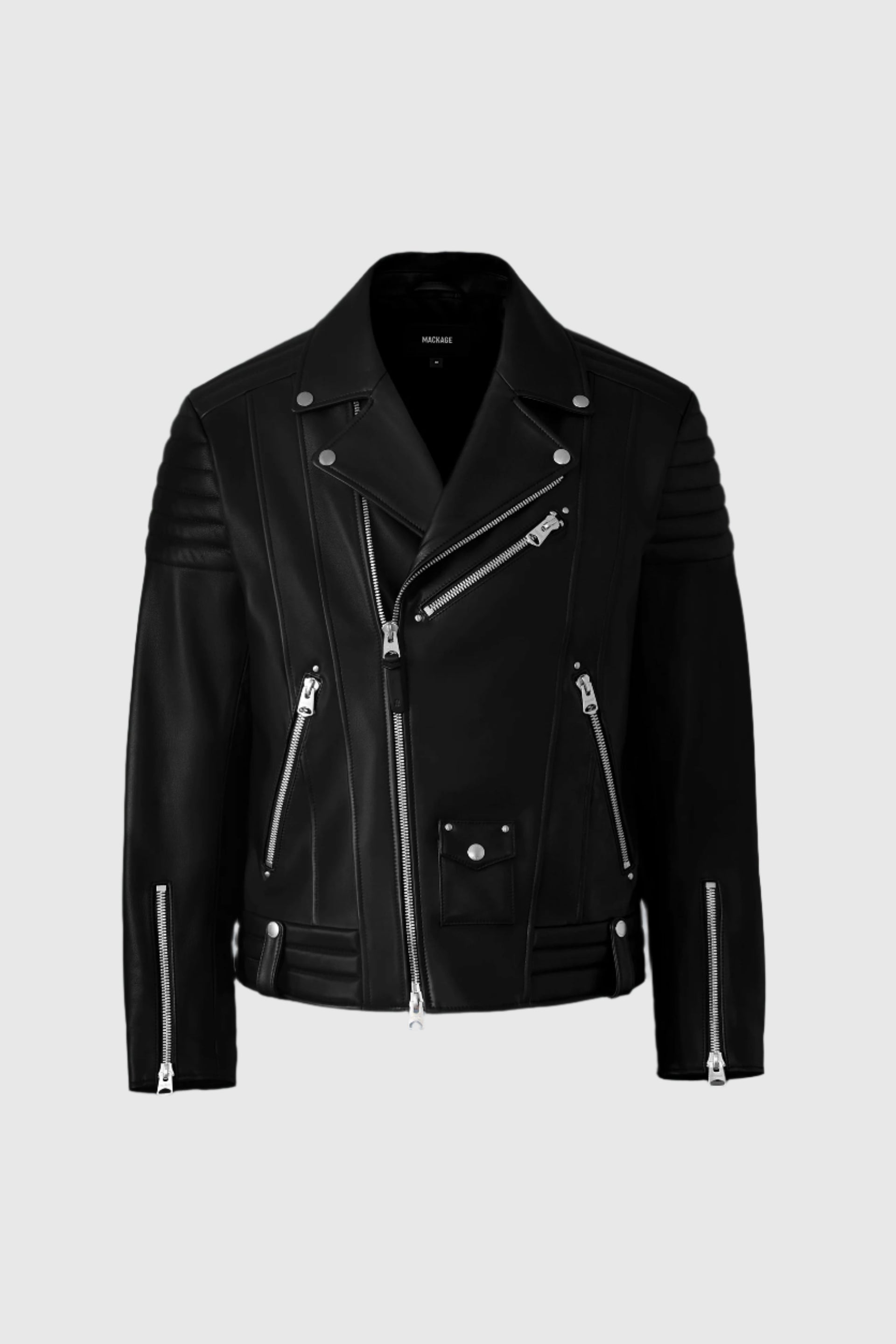 Kenneth Leather Biker Jacket Mackage® US
