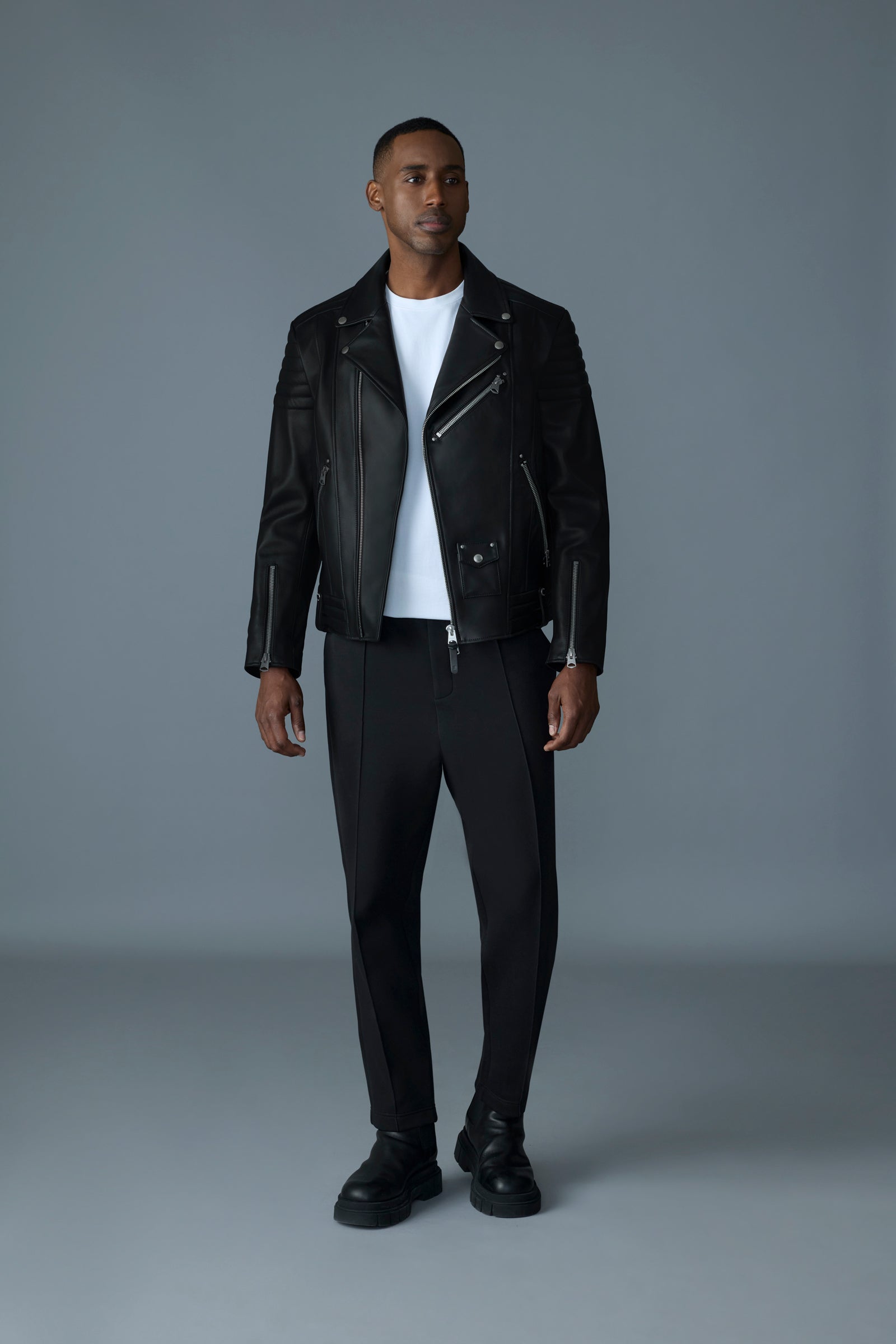 Mackage ライダースジャケット Masina - Zip-Vent Leather Jacket | Mackage® US