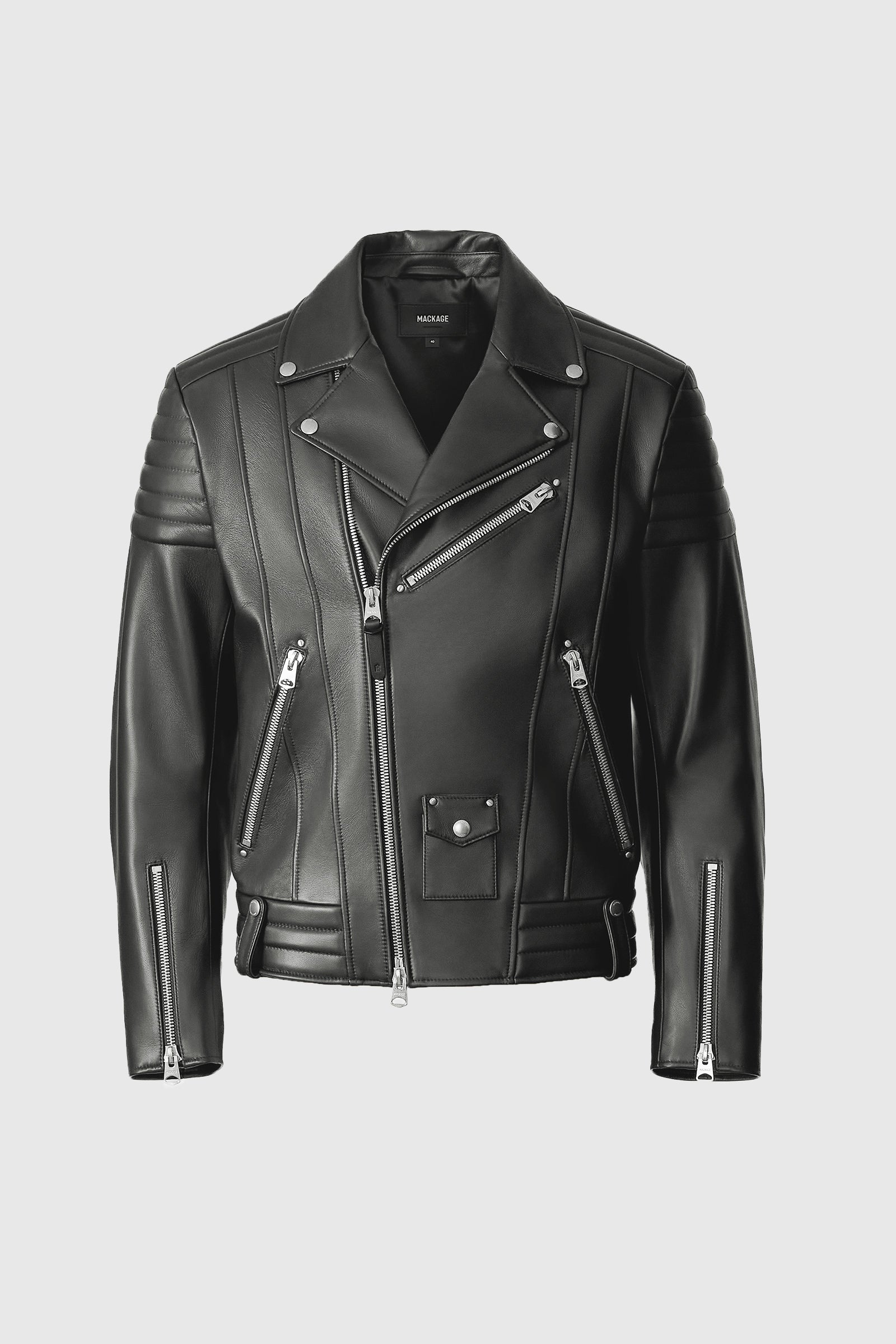 Mackage ライダースジャケット Kenneth - Leather Biker Jacket | Mackage® US
