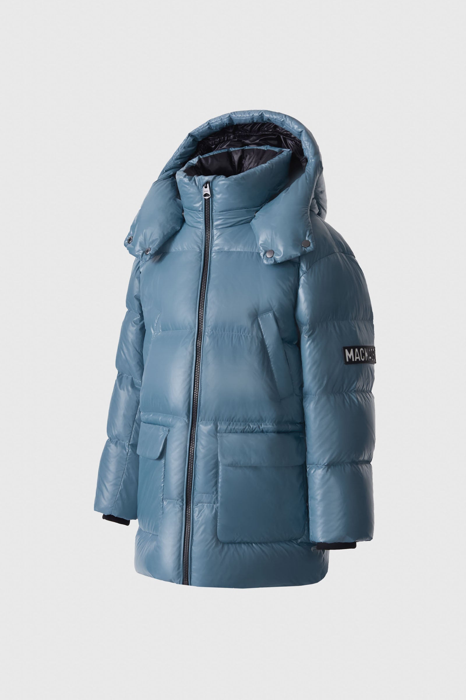 KENNIE-TLUS Lustrous light Down parka with hood for Toddlers (2-6