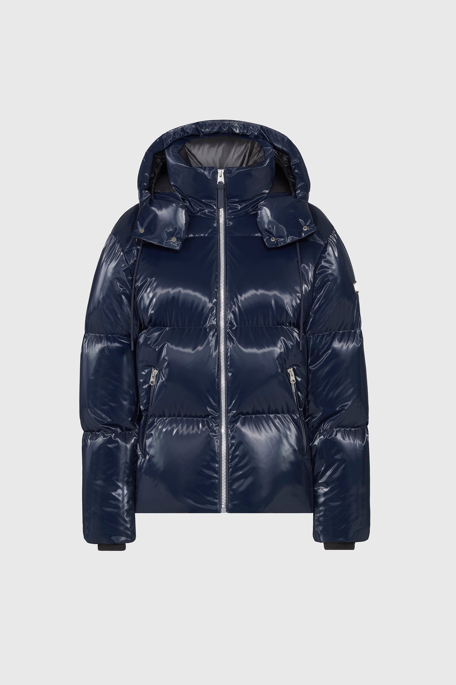 KENT-GLO High-Gloss Hooded Down Jacket for Men | Mackage® US