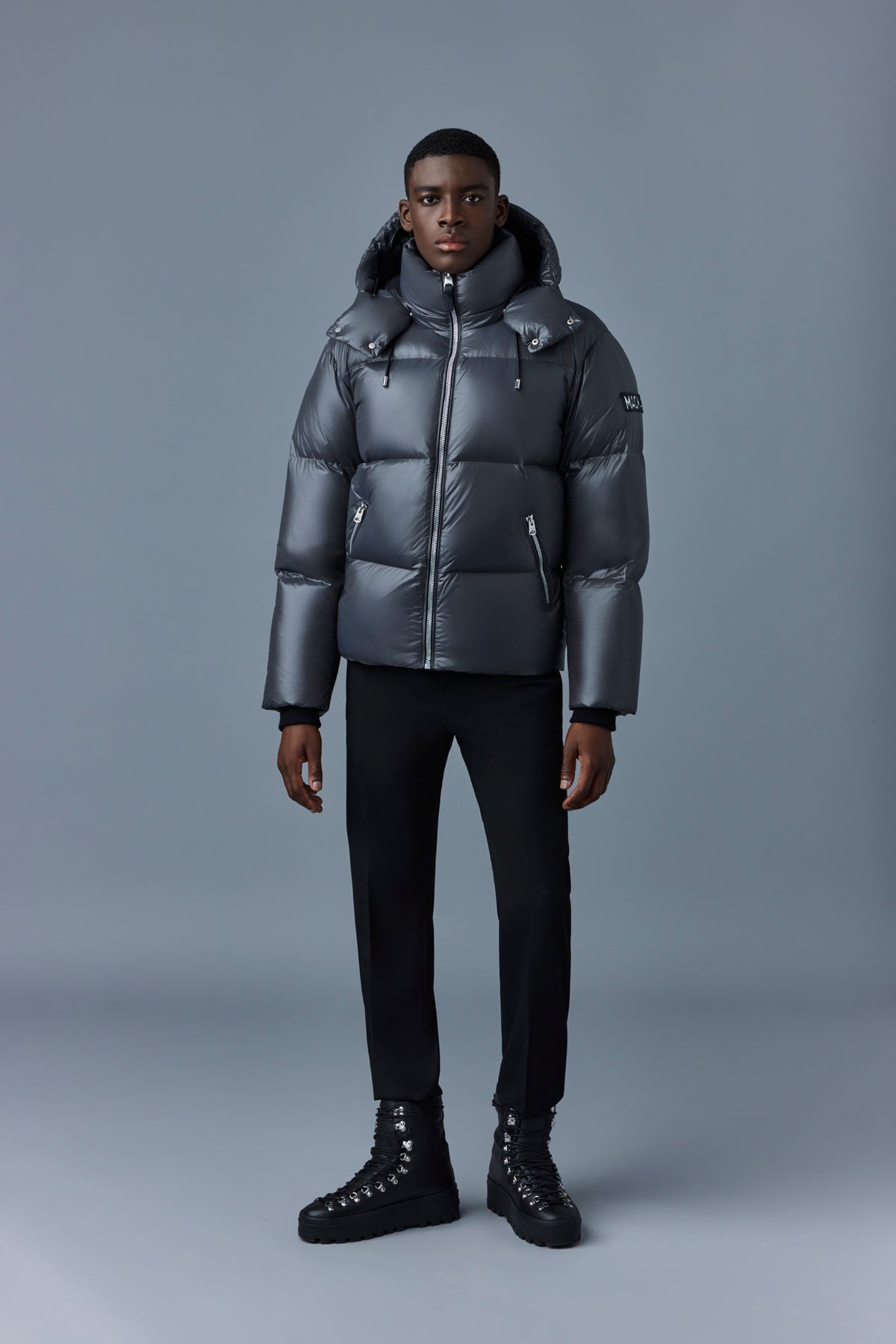 Kent ダウンジャケット　MENS Kent, Lustrous down jacket with hood for men | Mackage® US