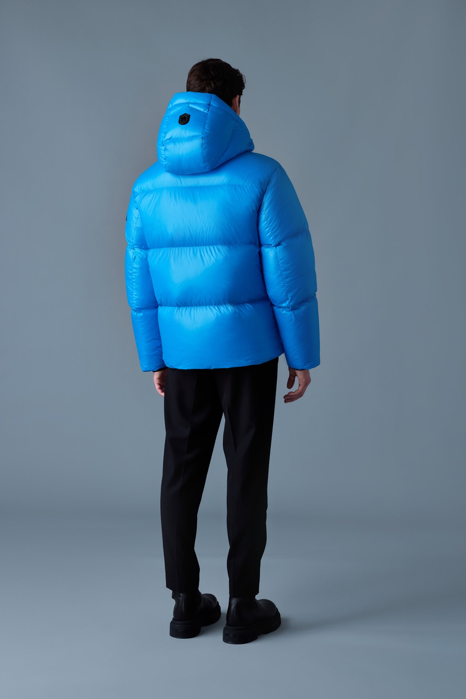 Kent, Lustrous down jacket with hood for men | Mackage® US