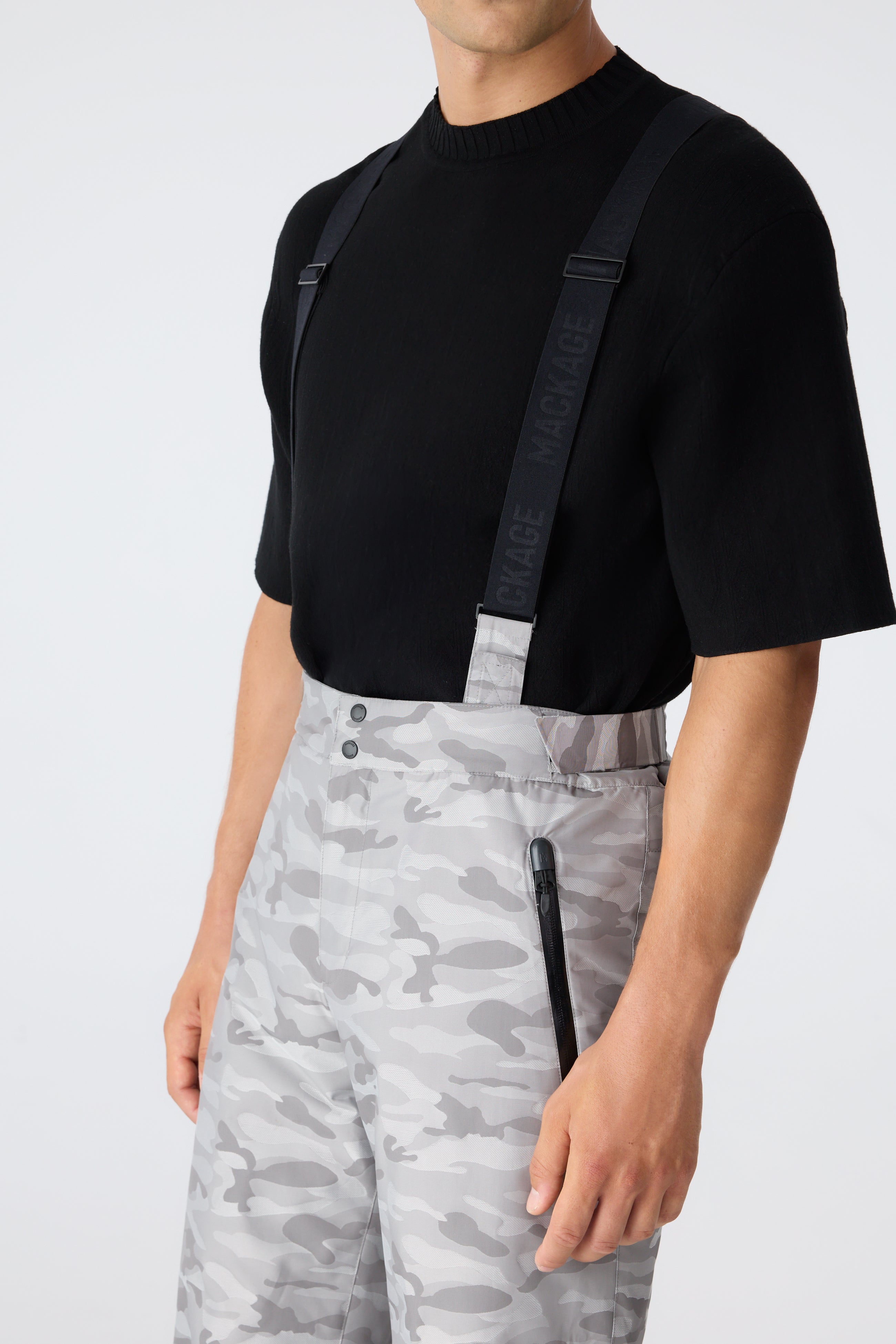 KENYON-JC Camo Ski Pants - removable suspenders for Men | Mackage® US