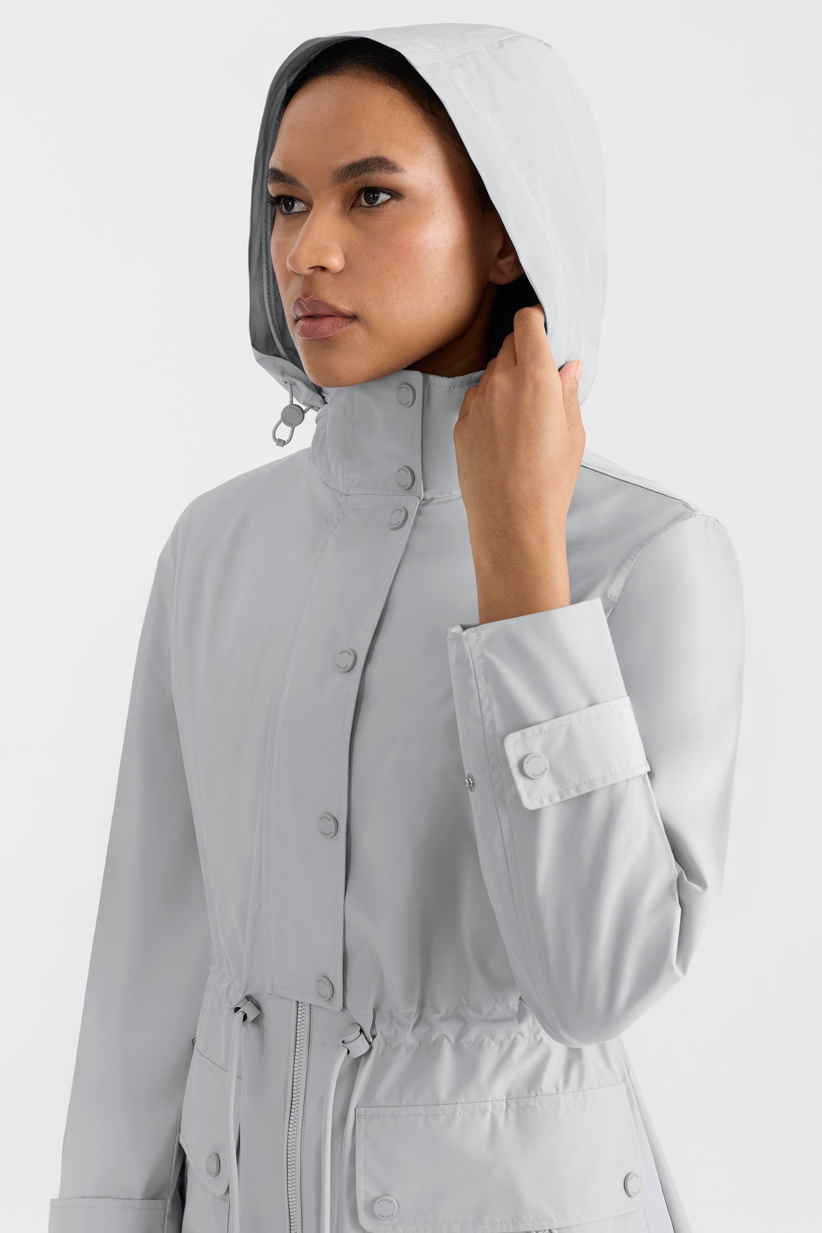 KERYN-Z Medium-Length Rain Jacket for Women | Mackage® US