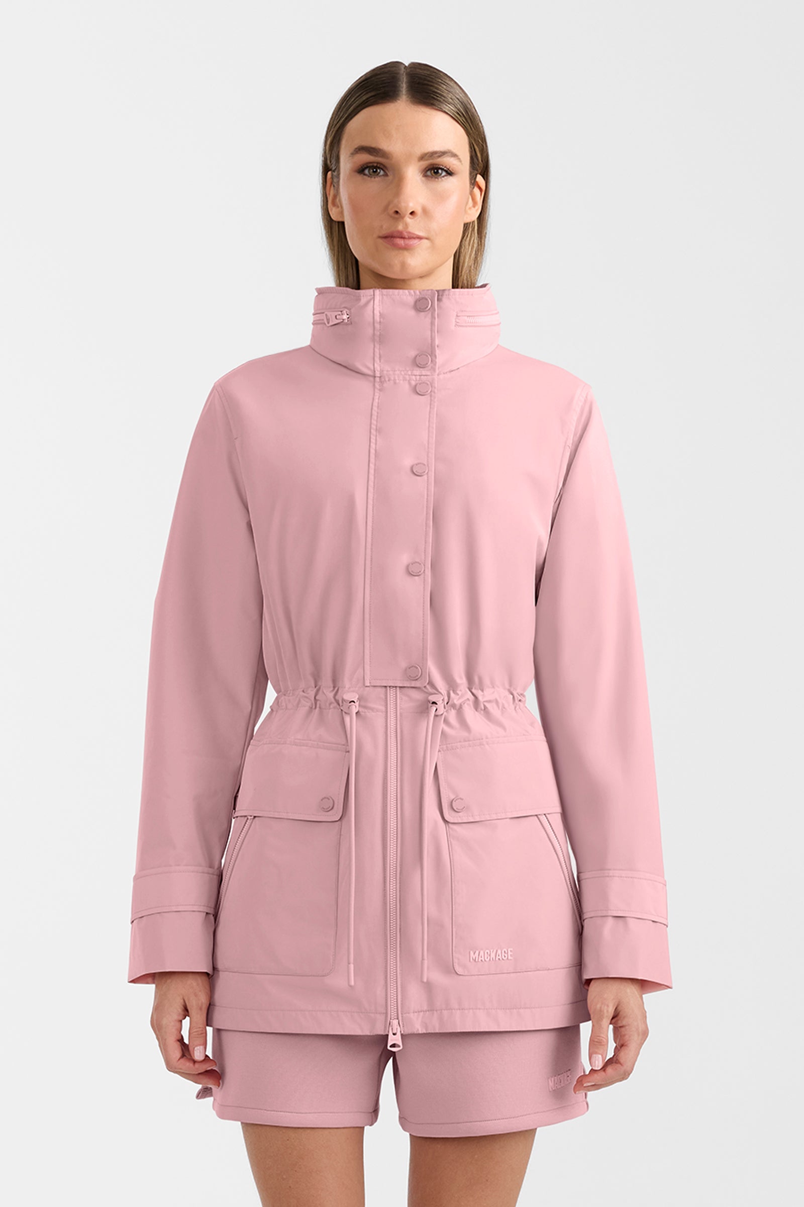 KERYN-Z Medium-Length Rain Jacket for Women | Mackage® US