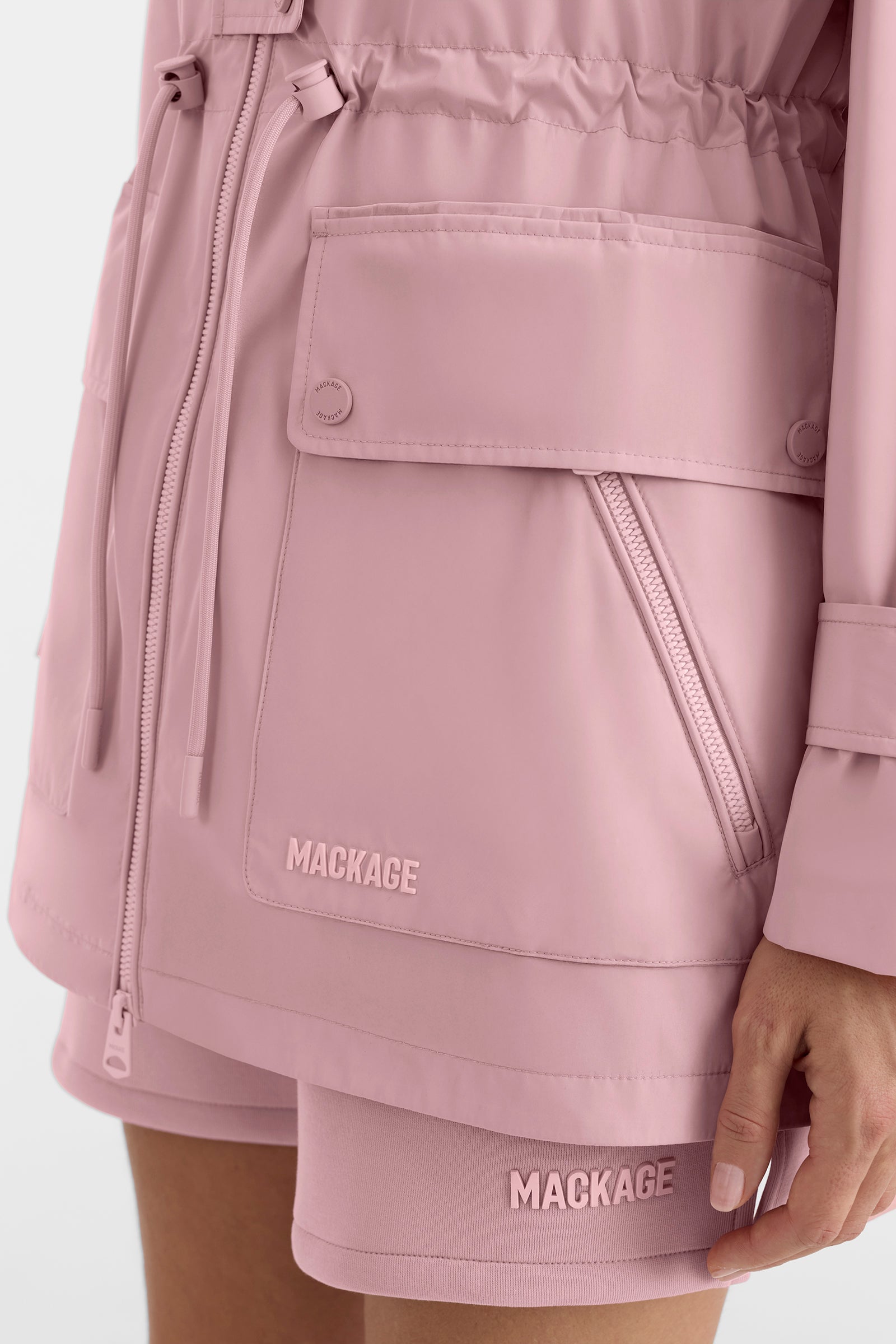 KERYN-Z Medium-Length Rain Jacket for Women | Mackage® US