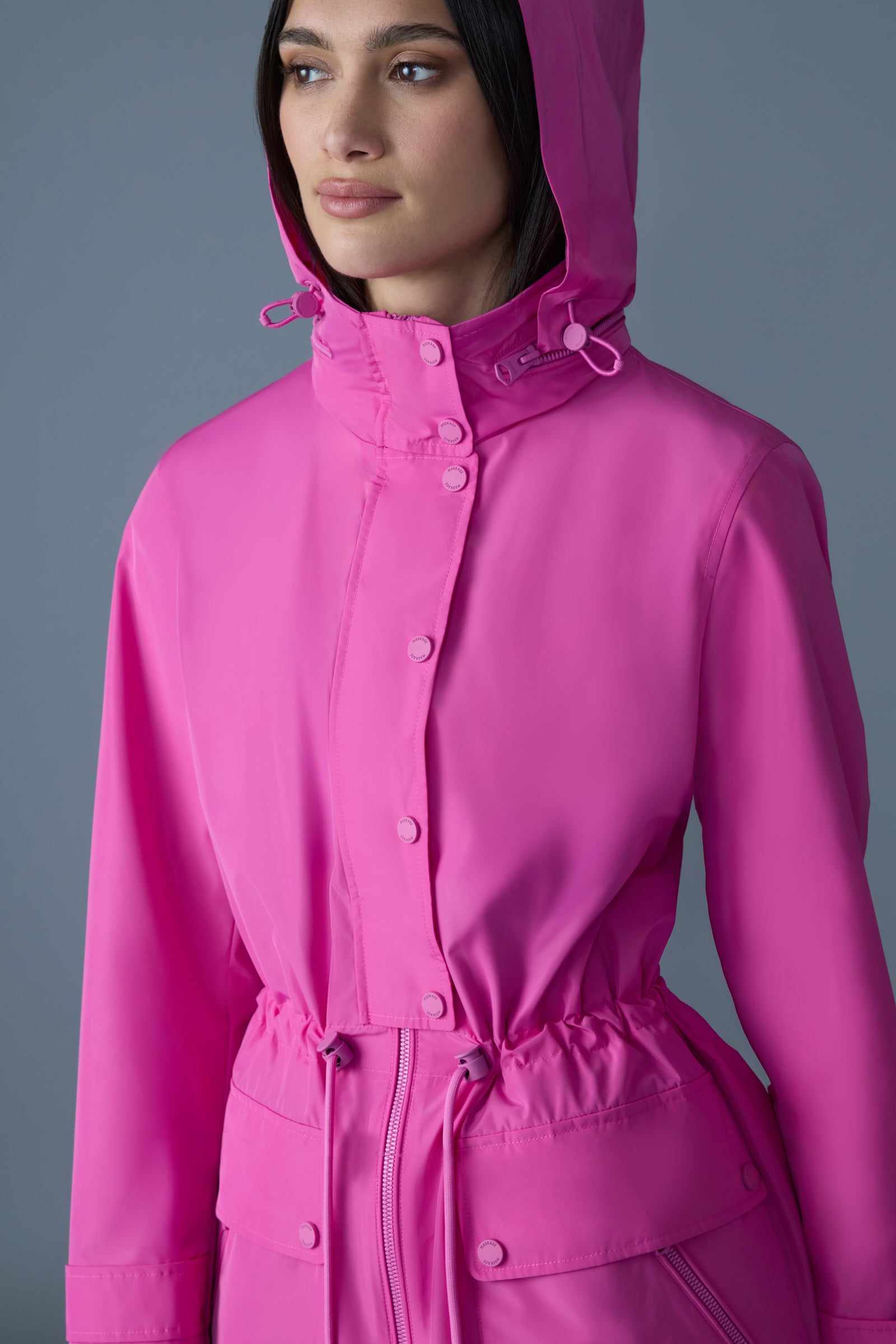 KERYN - Medium-Length Rain Jacket for Women | Mackage® US