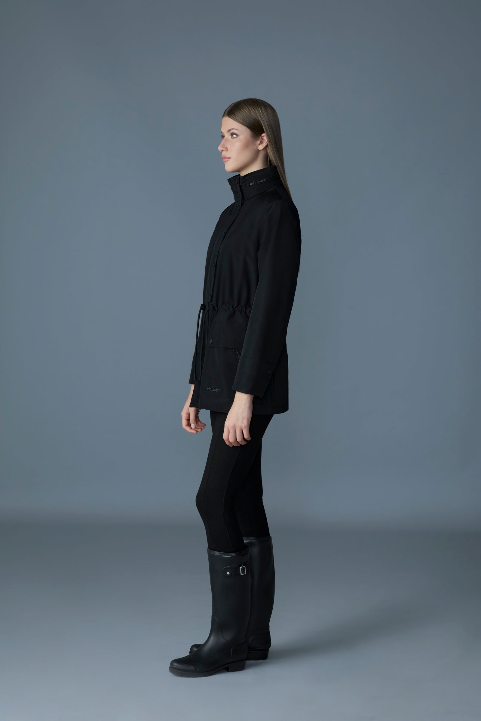 KERYN - Medium-Length Rain Jacket for Women | Mackage® US