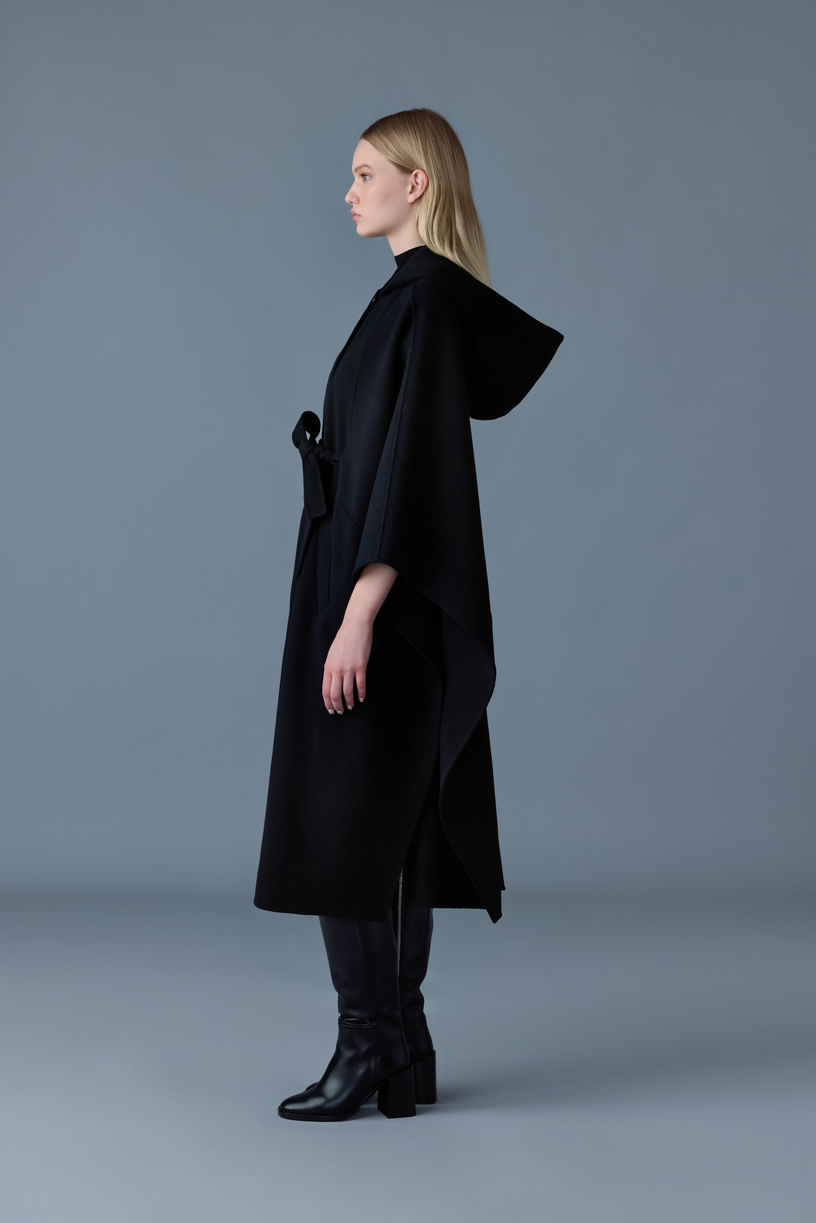 Kirstyn, double-face wool cape coat | Mackage® US